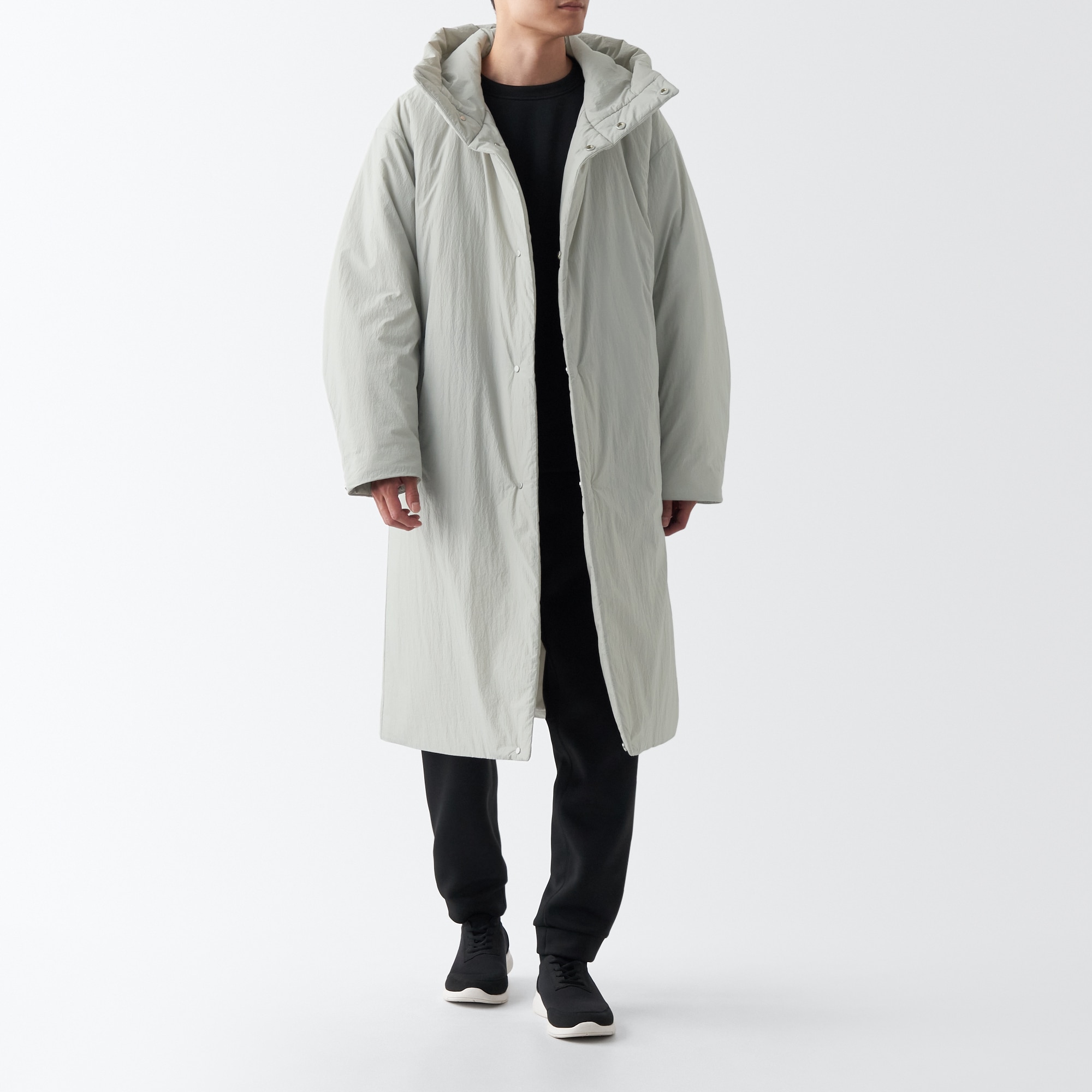 防風撥水中わたベンチコート