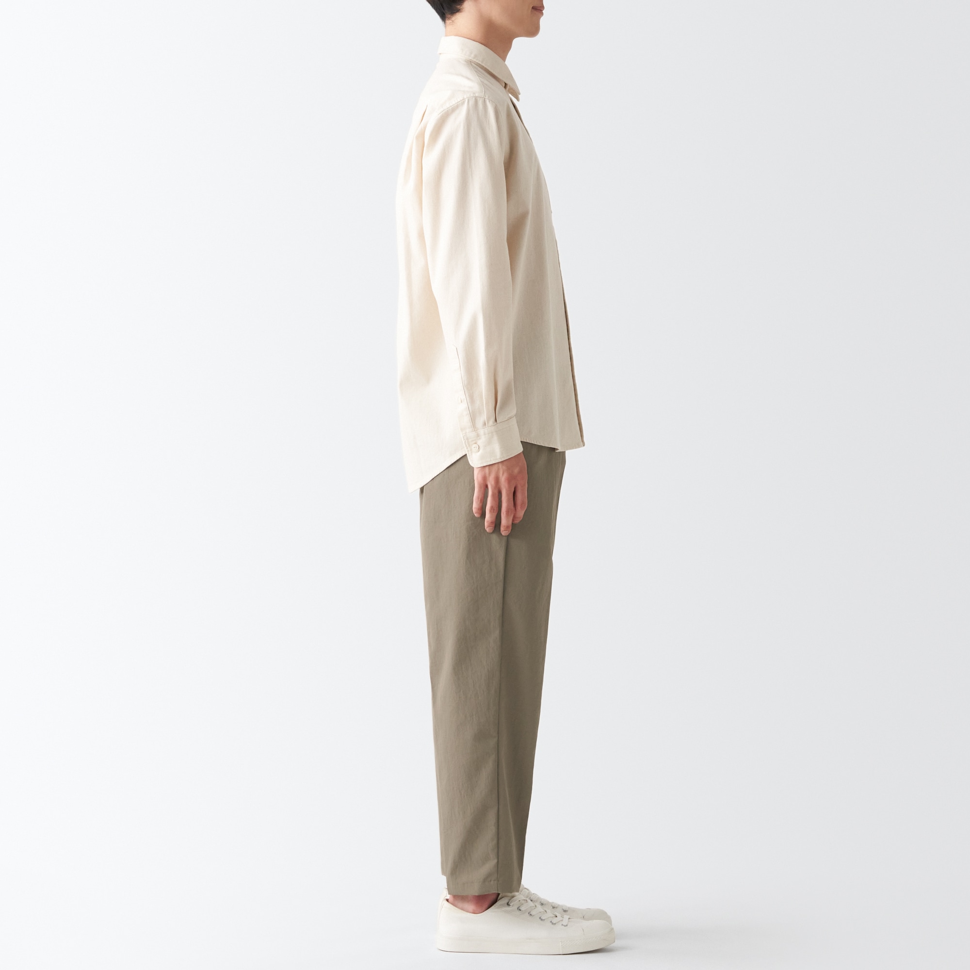 【セットアップ可能】撥水ストレッチワンタックパンツ