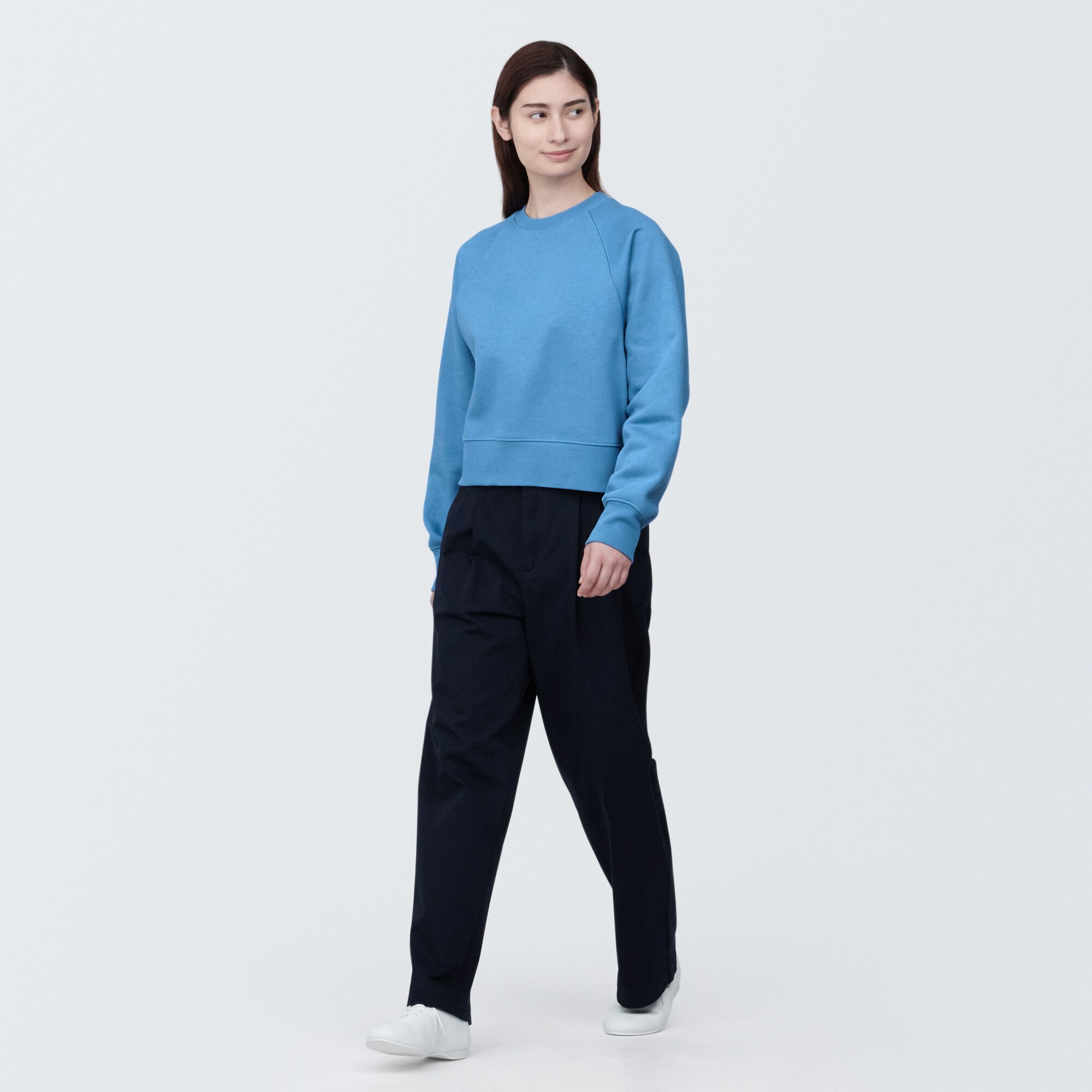 婦人　スウェットシャツ（クルーネック長袖）