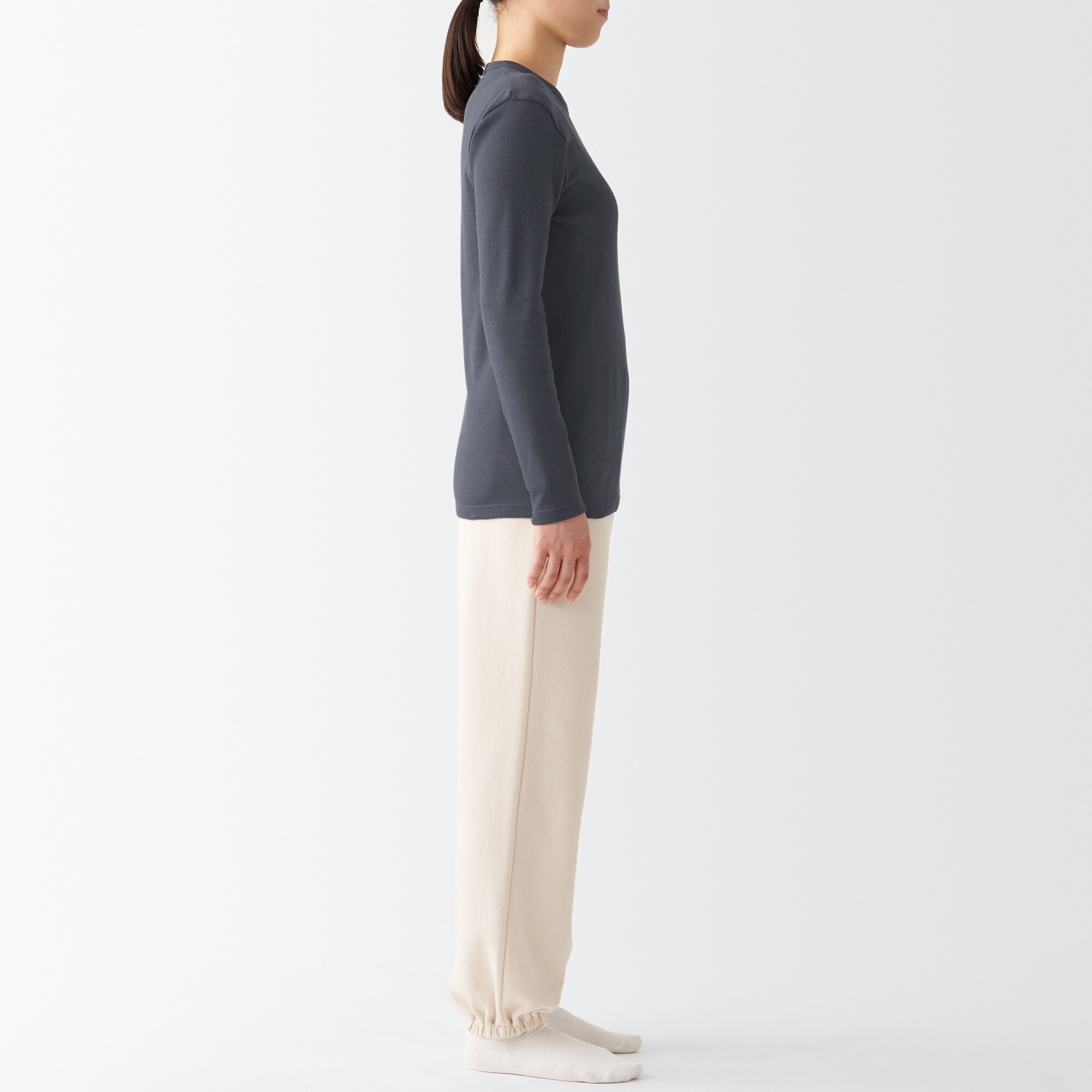 あったか綿　厚手　長袖Ｔシャツ（数量限定・２０２２年仕様）