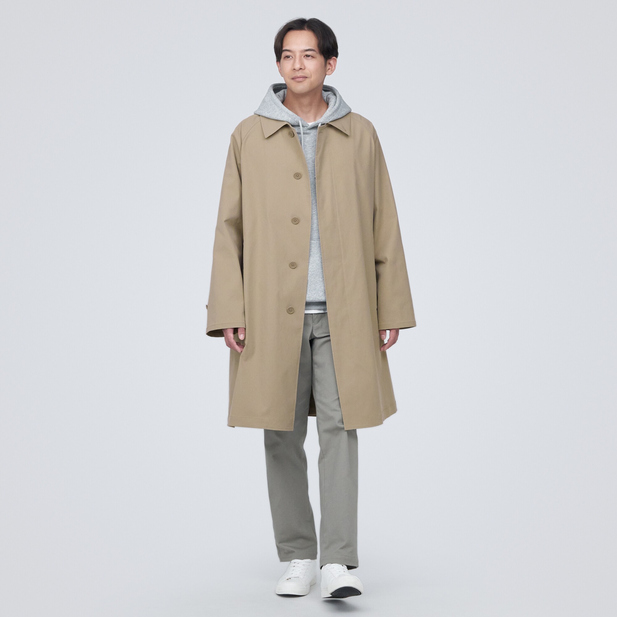 撥水ステンカラーコート