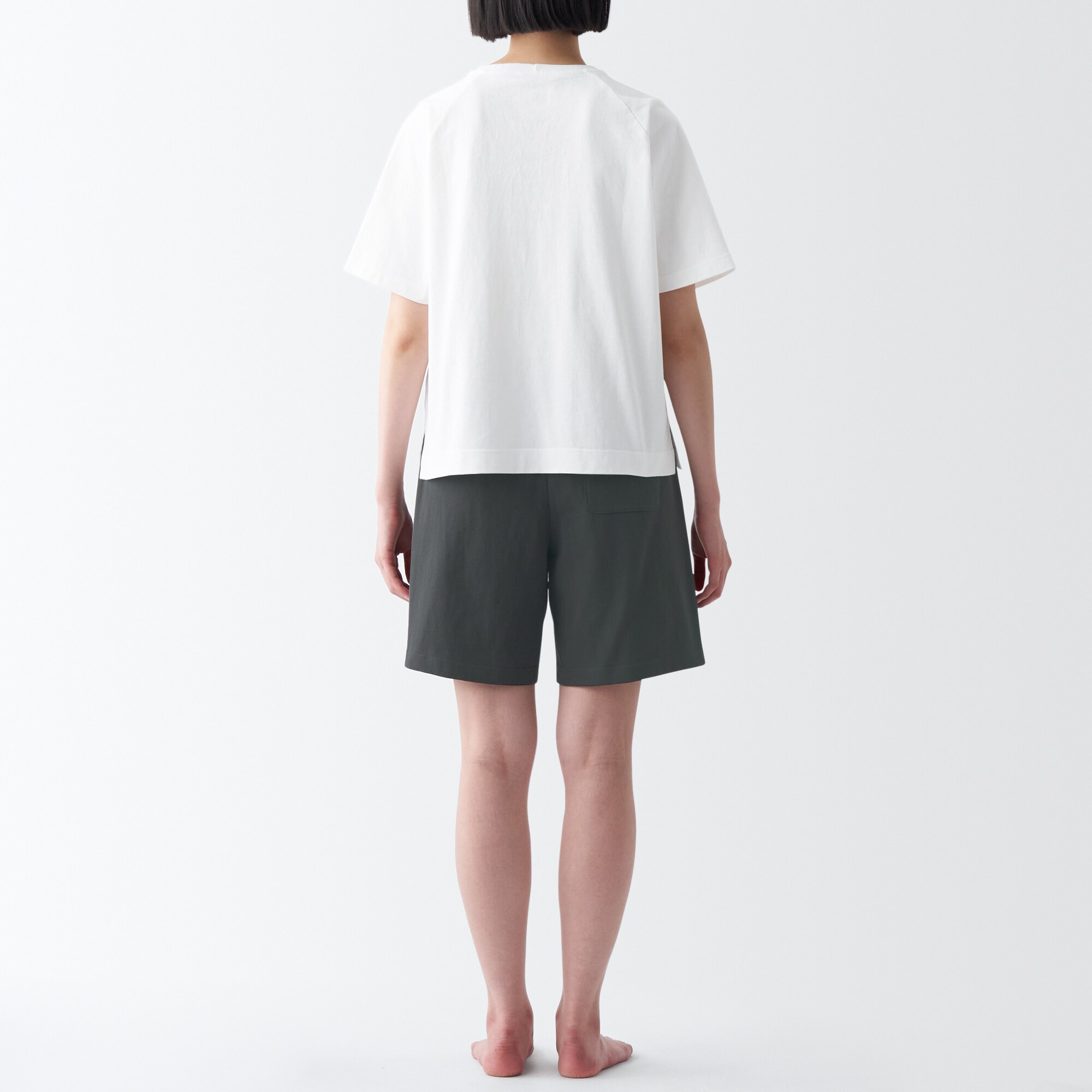 太番手天竺編み　半袖ルームウエアセット