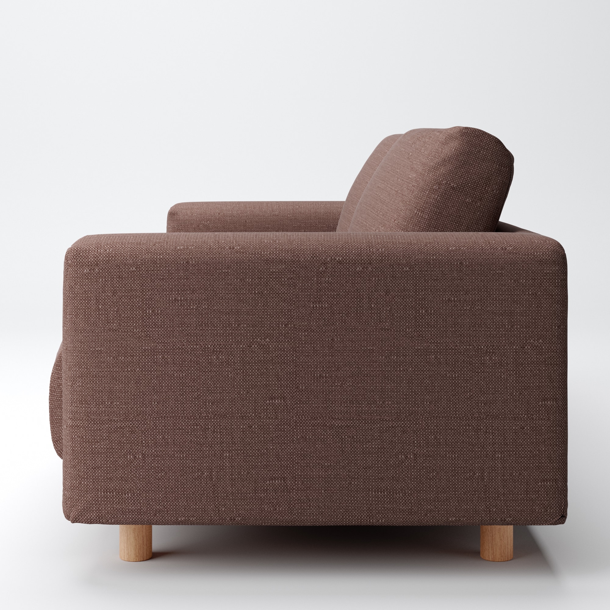 【カバー】綿ポリエステル変り織ソファ本体２．５シーターフェザーポケットコイルカバー