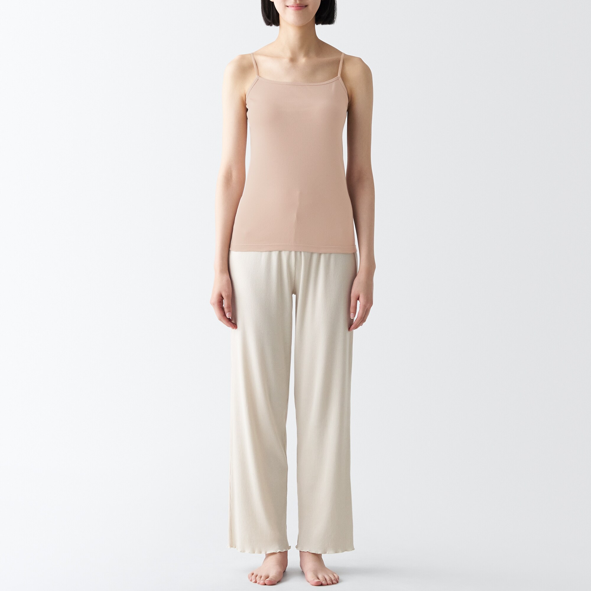 さらっと綿　キャミソール（汗取りパッドなし）