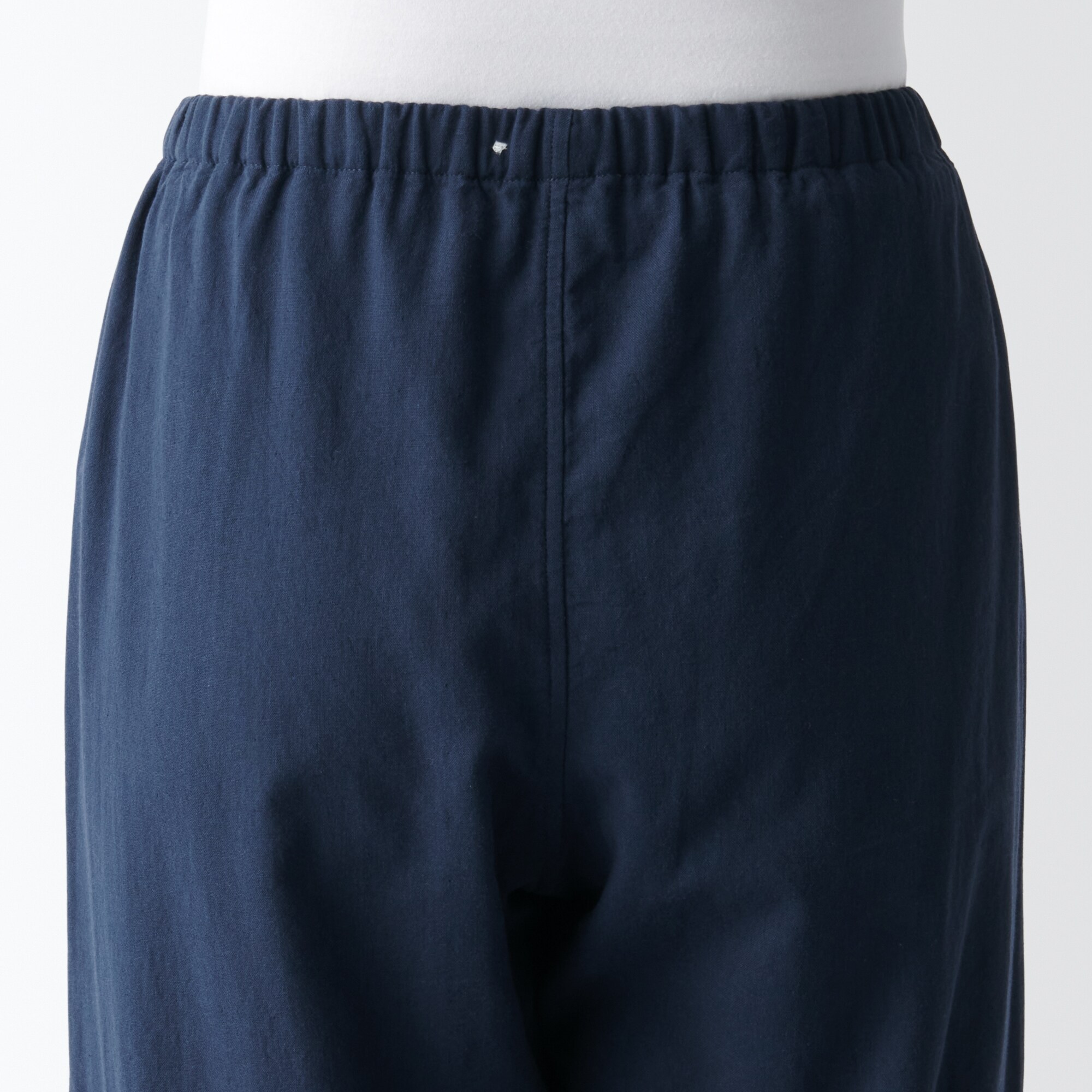 婦人　脇に縫い目のない　二重ガーゼパジャマ（パイピング）