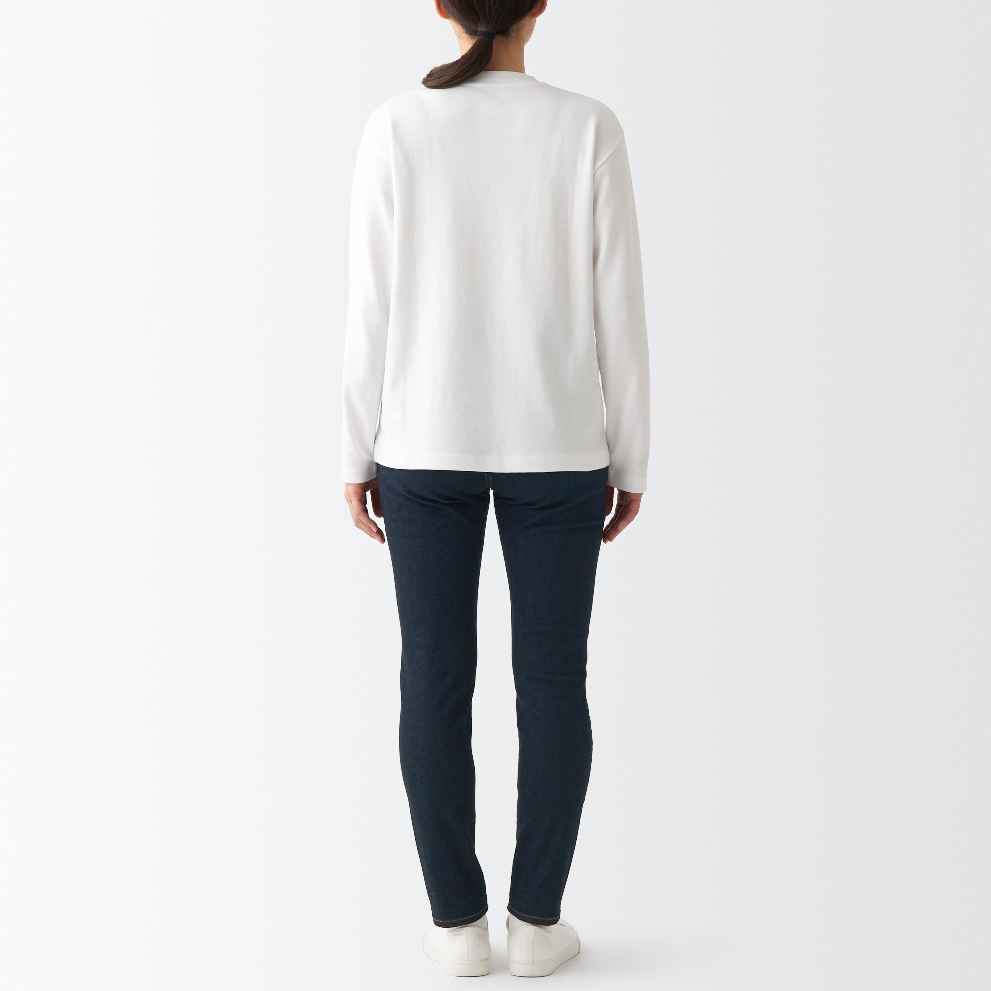 【スキニー】スーパーストレッチデニムスキニーパンツ（股下７０ｃｍ）ブルー