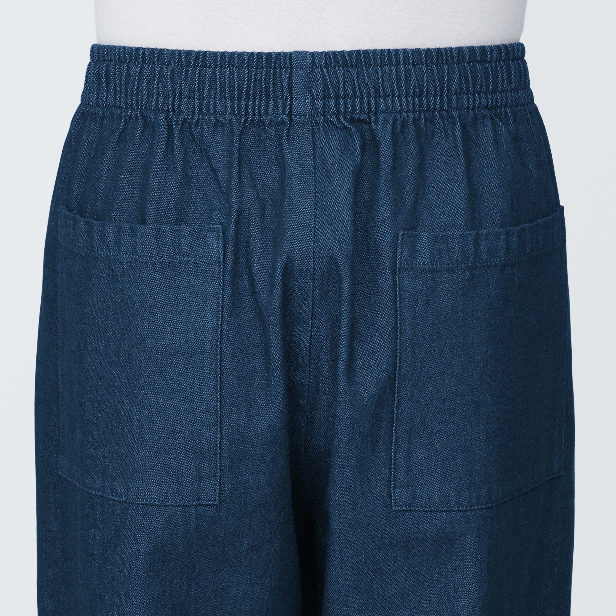 紳士　デニムイージーパンツ　生成