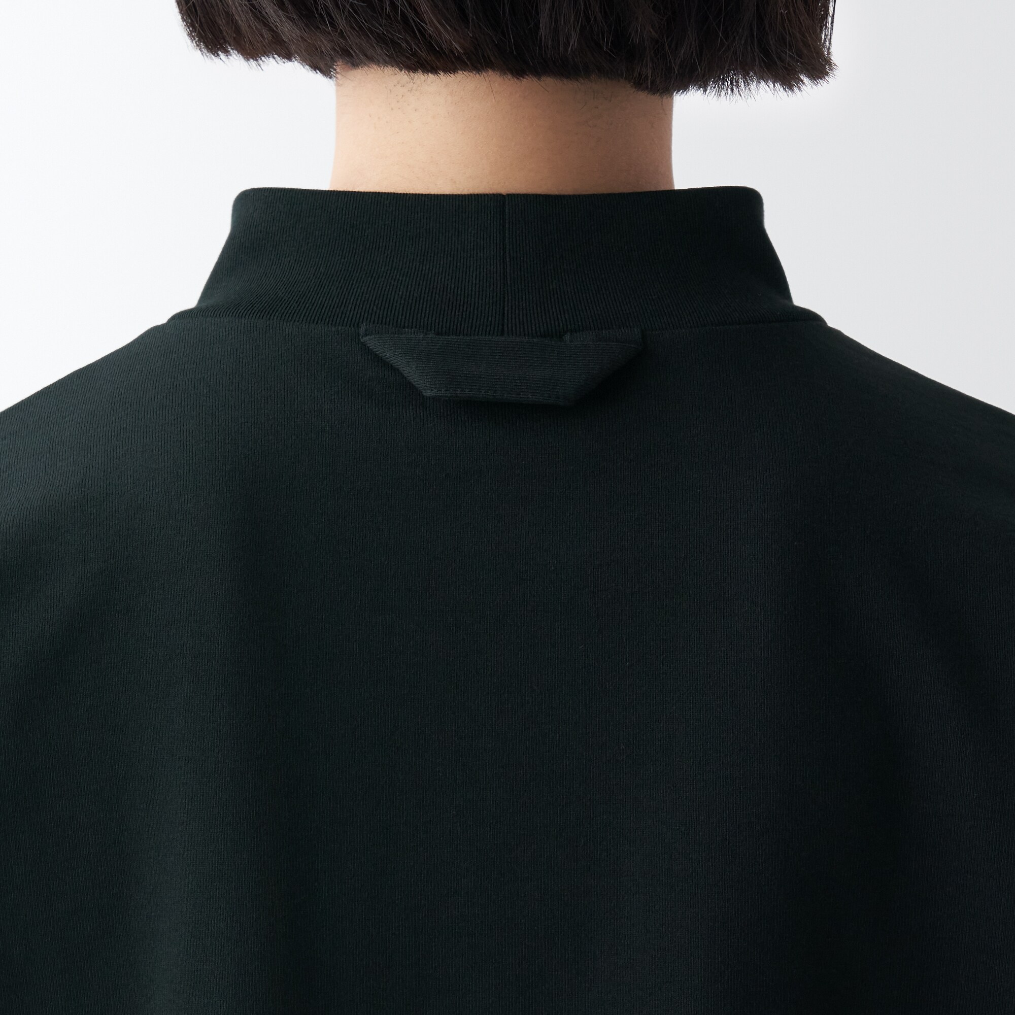 天竺編みハイネック長袖Ｔシャツ