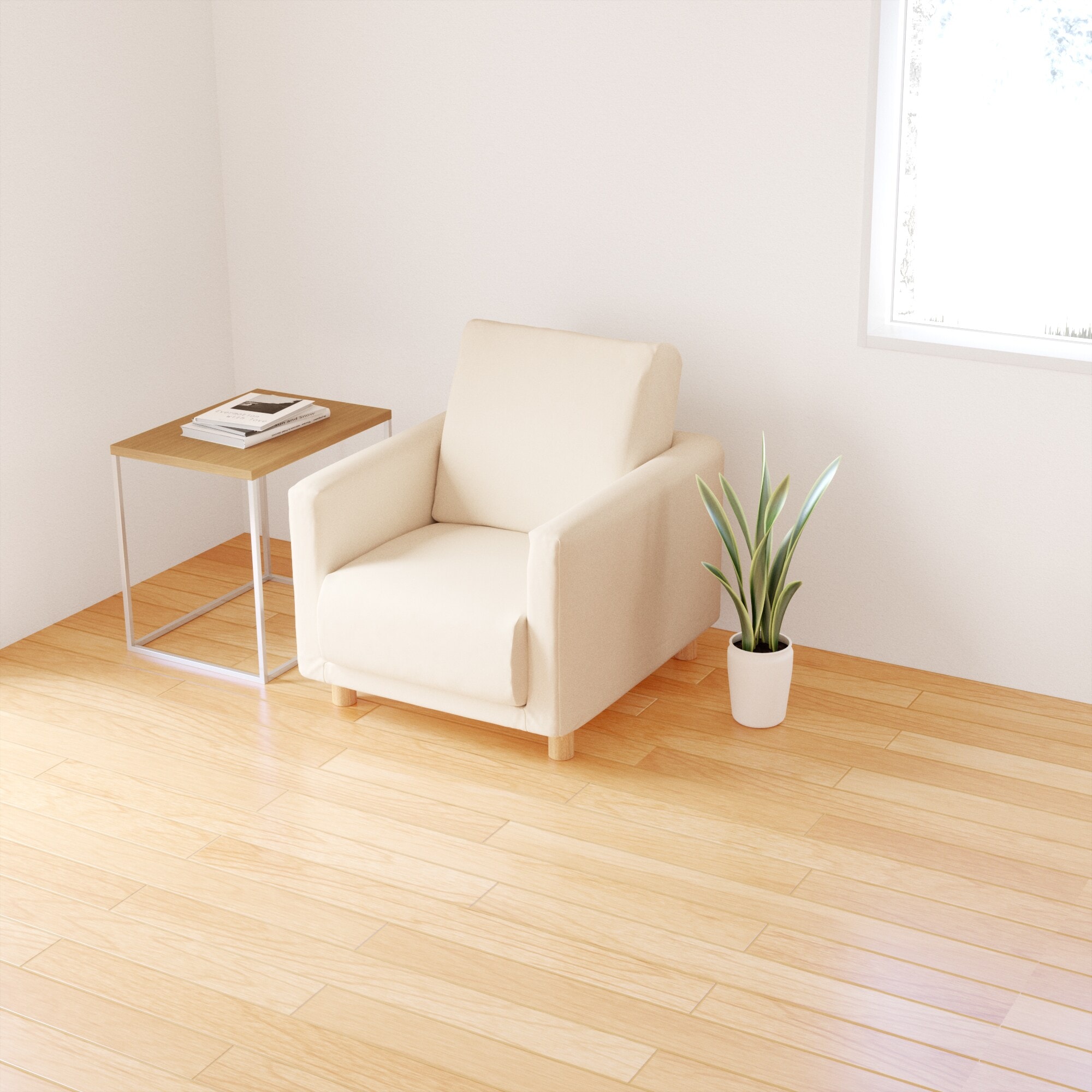 ソファ本体・１シーター・ウレタン・ポケットコイル（カバー別売り）