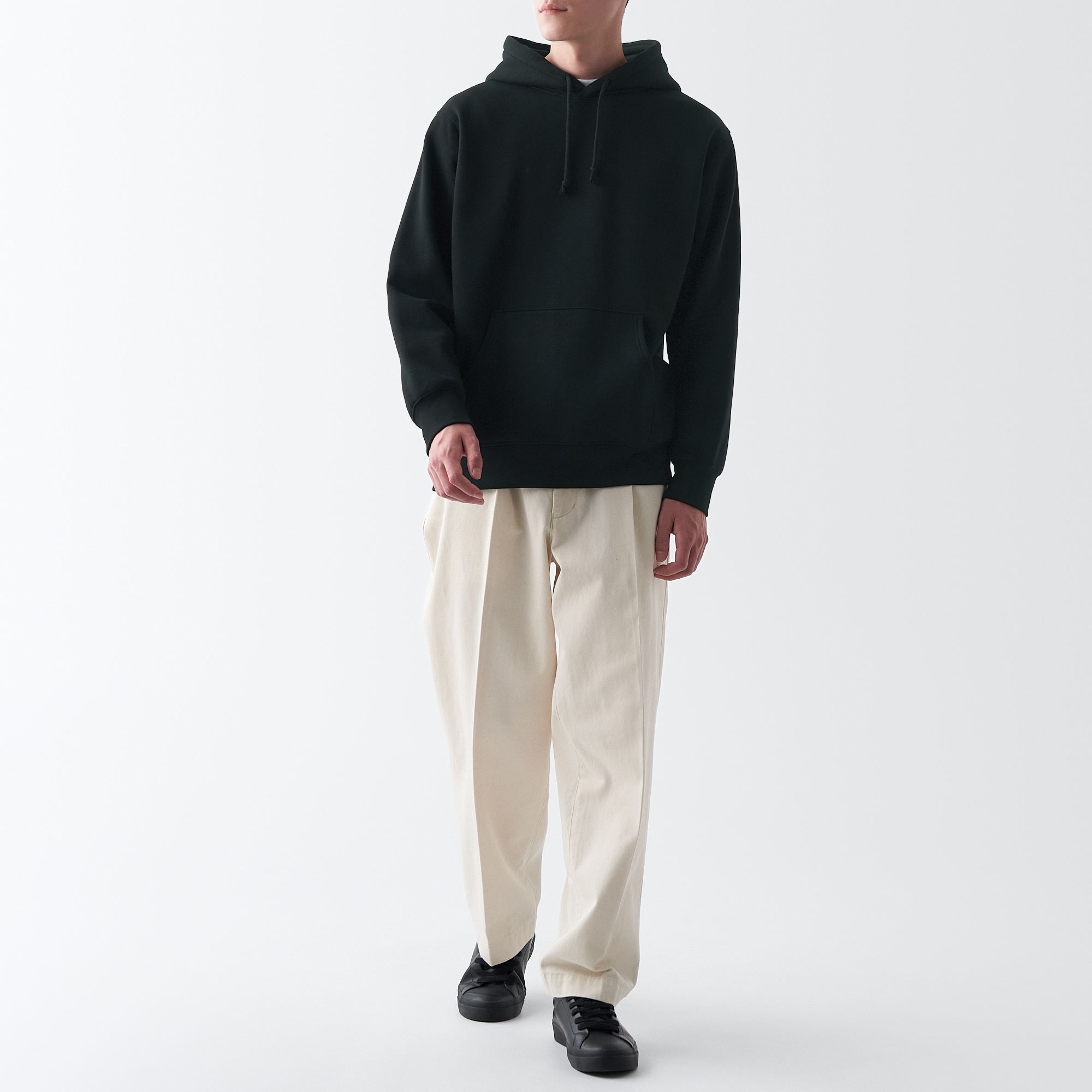 スウェットプルパーカ