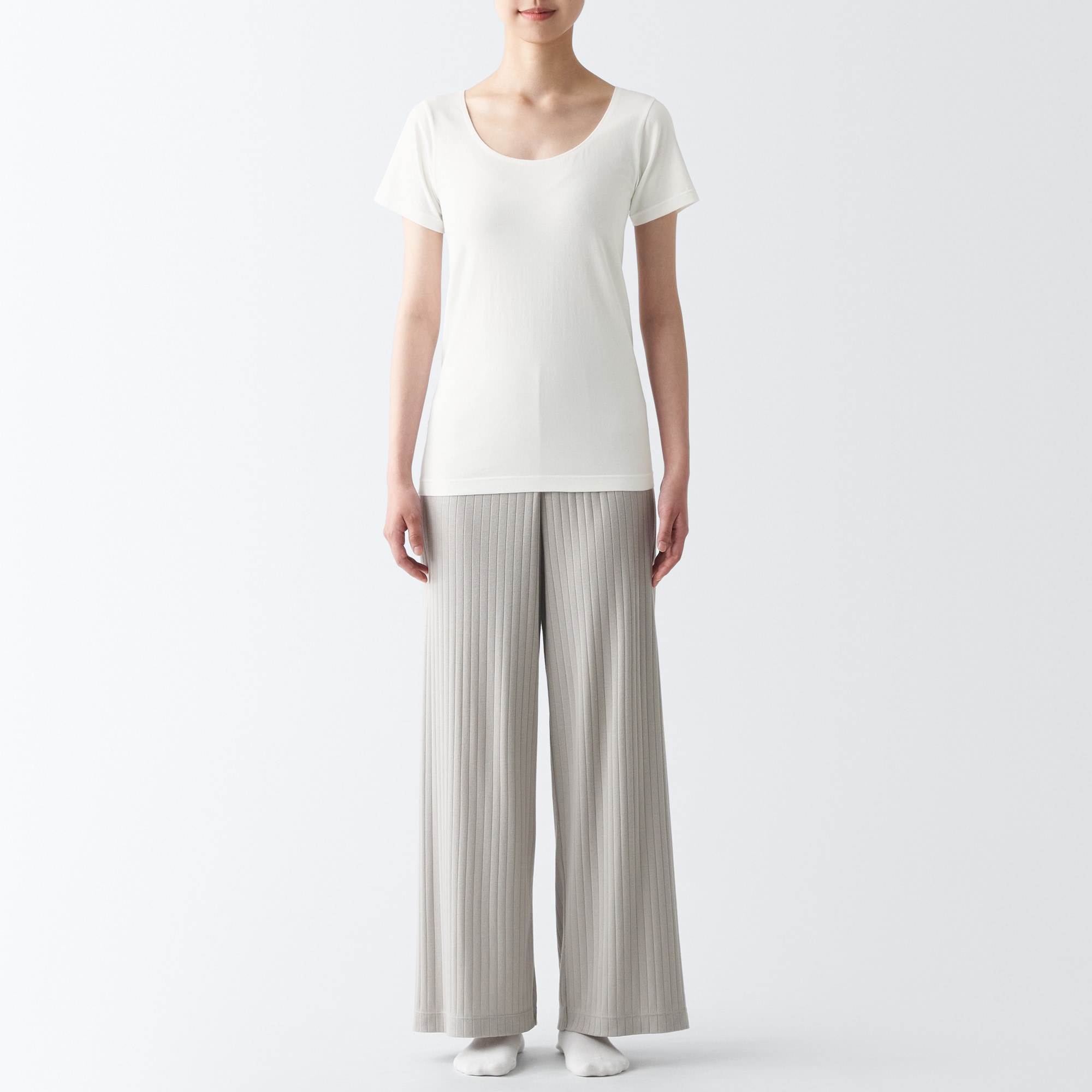 あったか綿　クルーネック半袖Ｔシャツ