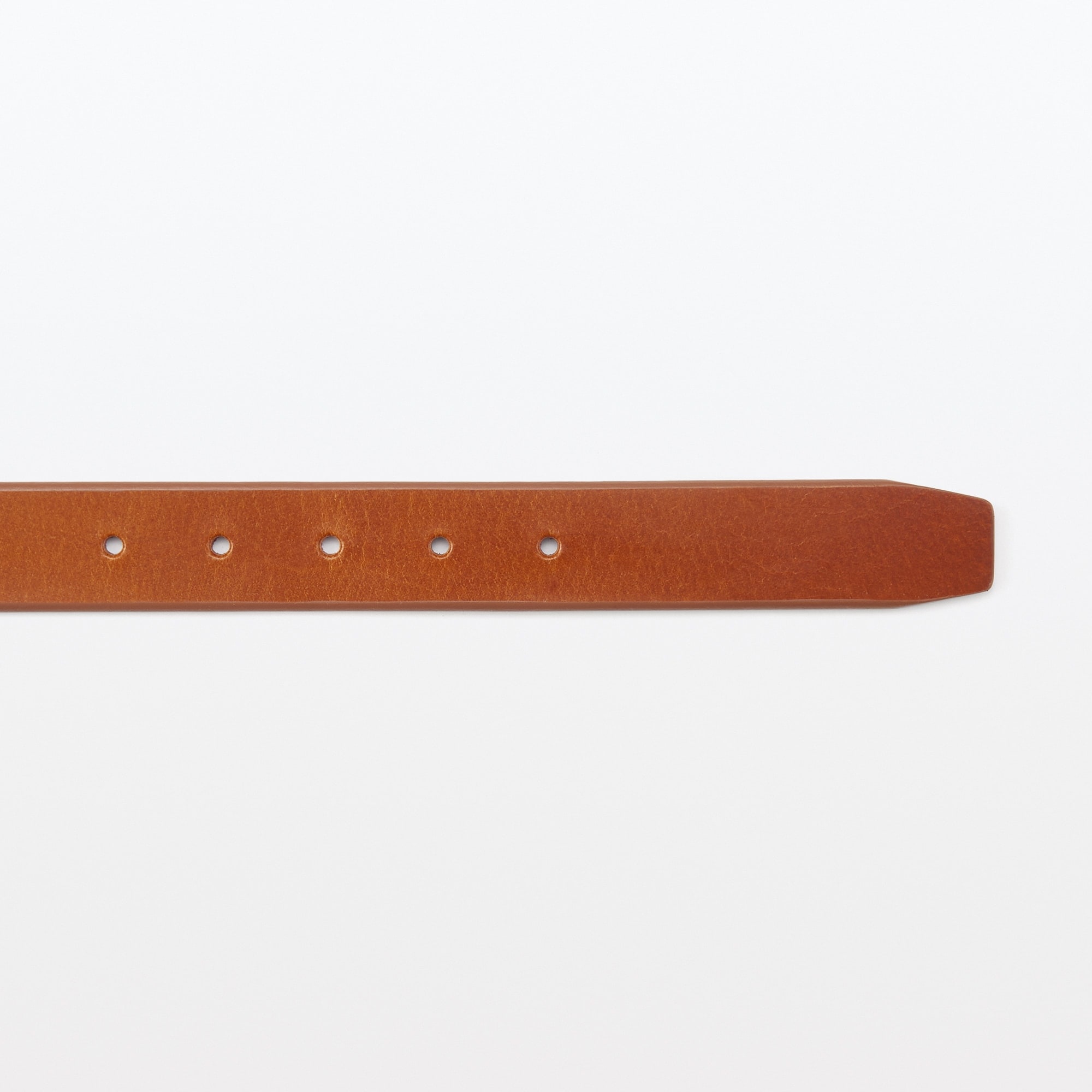 ヌメ革　長さを調節できる　中幅ベルト