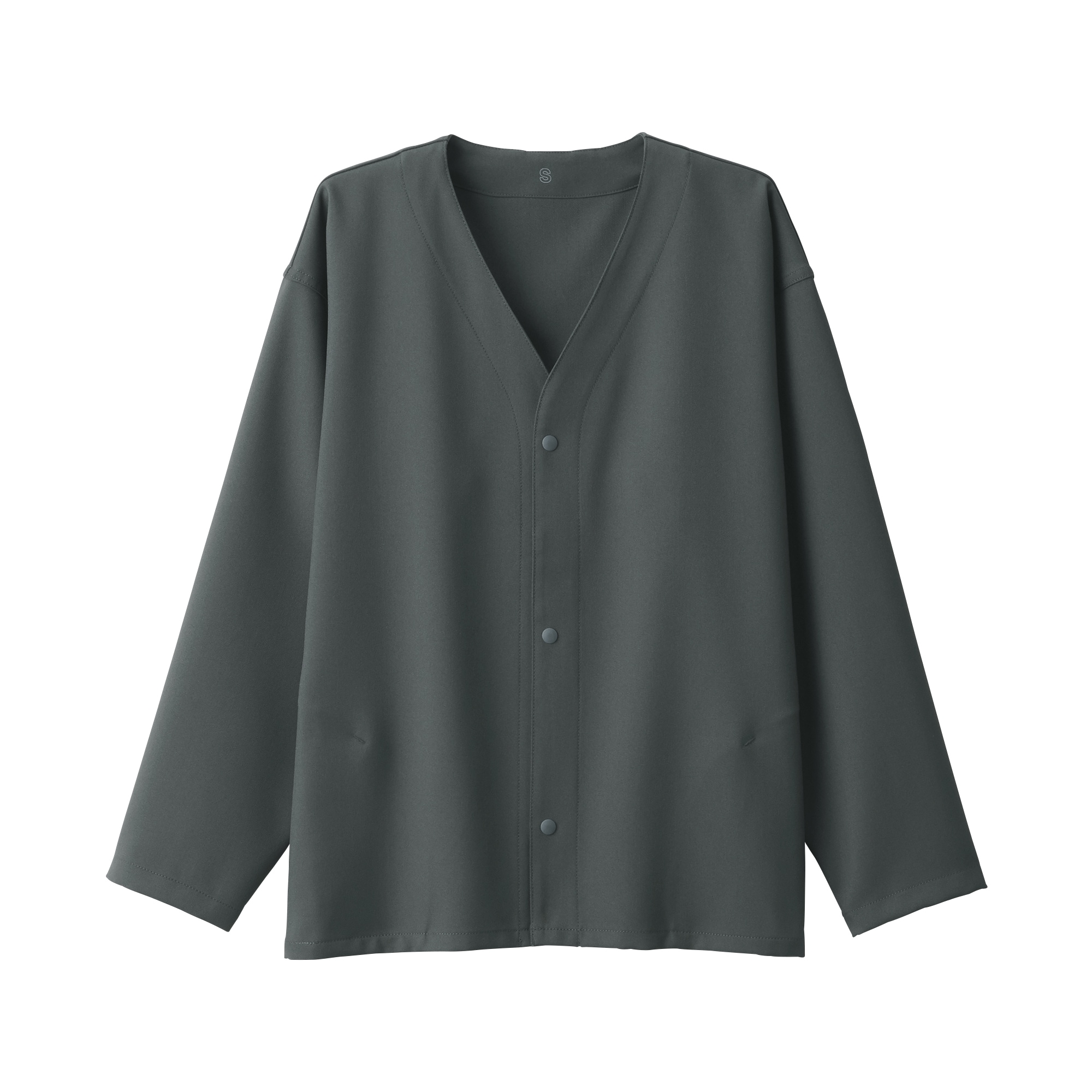 汚れが落ちやすいノーカラージャケット