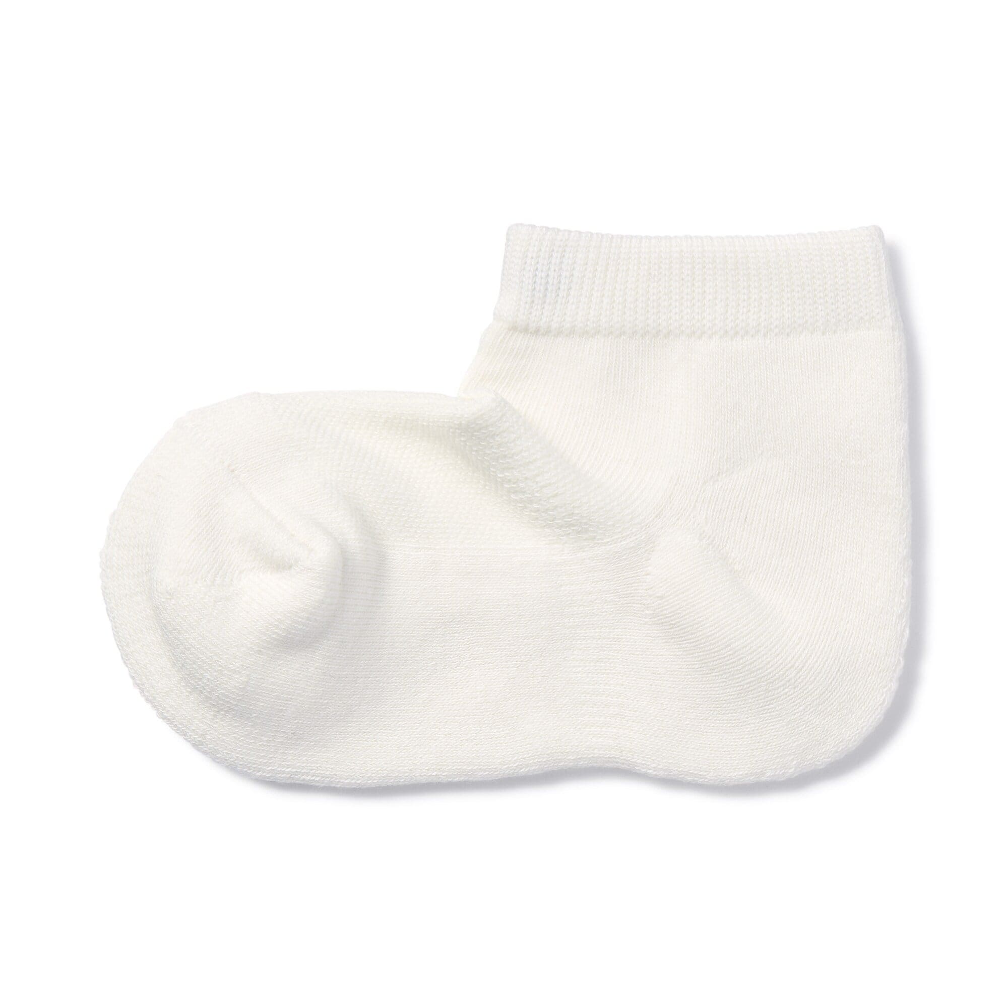 キッズ　足なり直角　パイル編み　厚手スニーカーイン（数量限定）