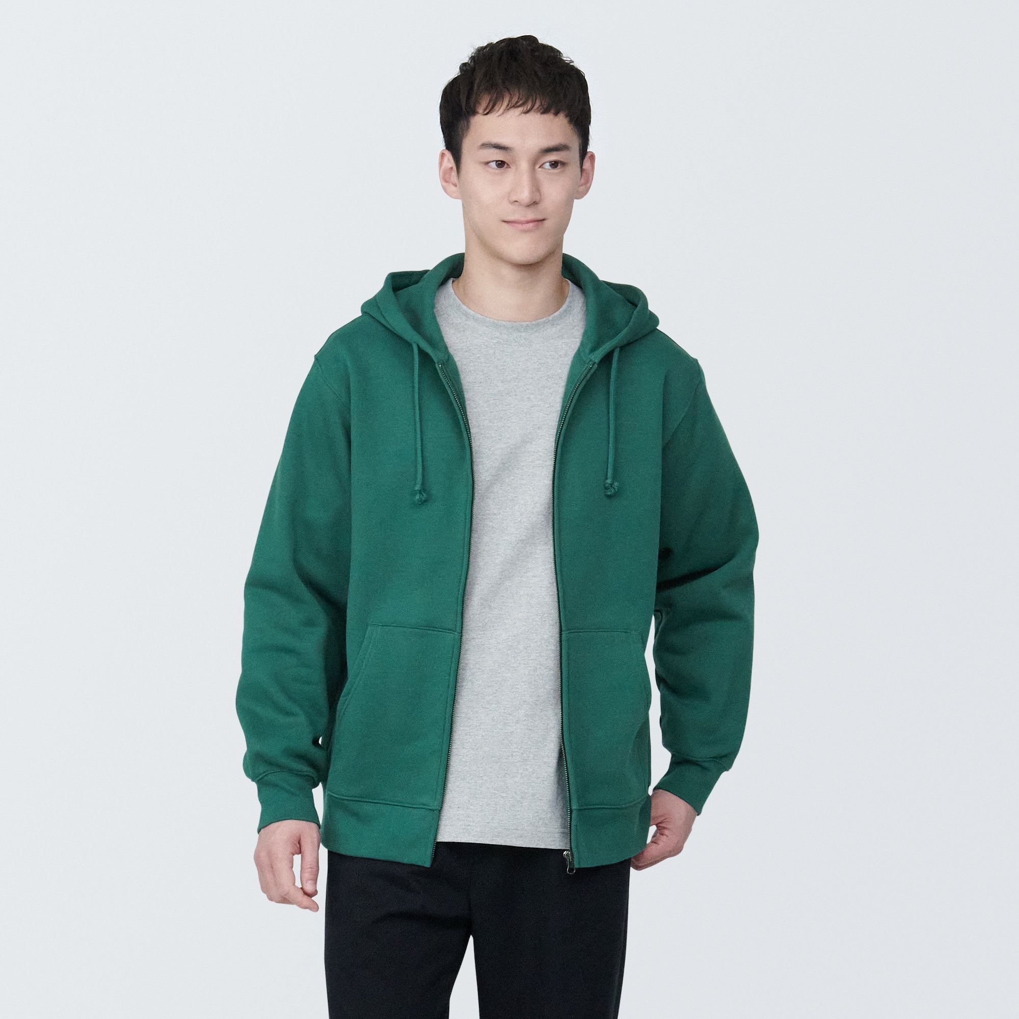 紳士　スウェットフルジップパーカ