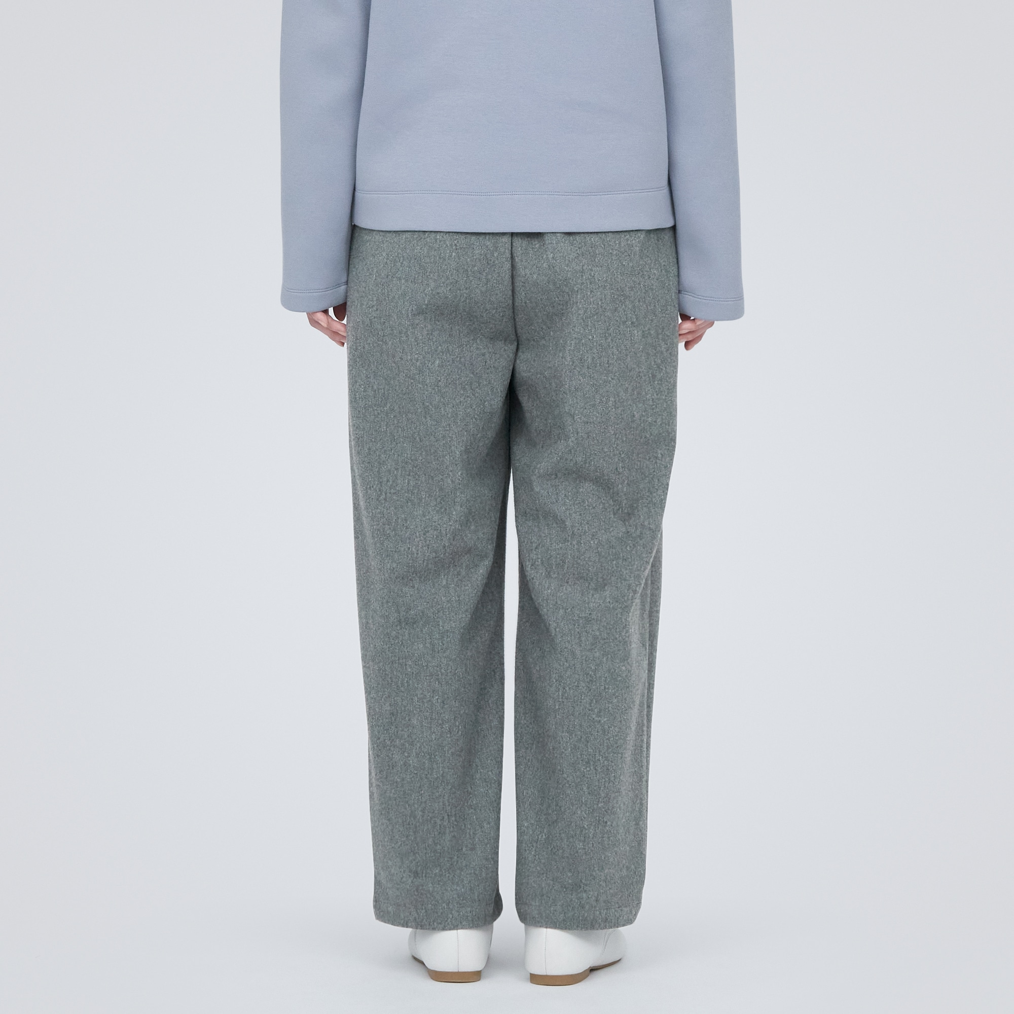 ストレッチ起毛タックパンツ