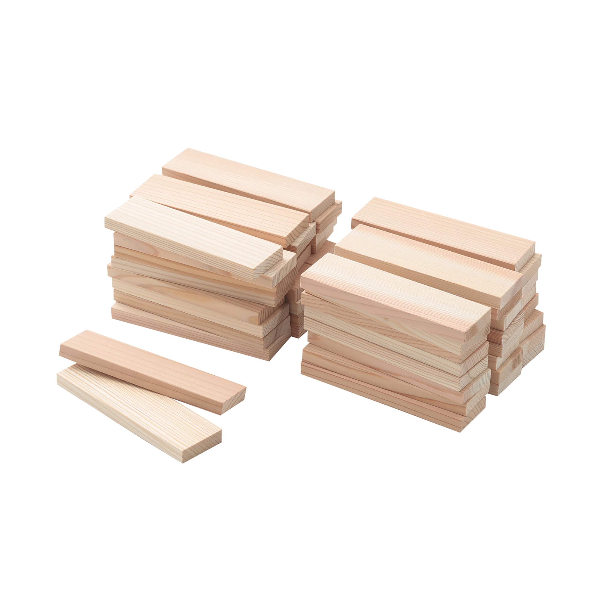 日本の木のおもちゃ＿かまぼこ板のつみき　５０ピース・対象年令２歳以上