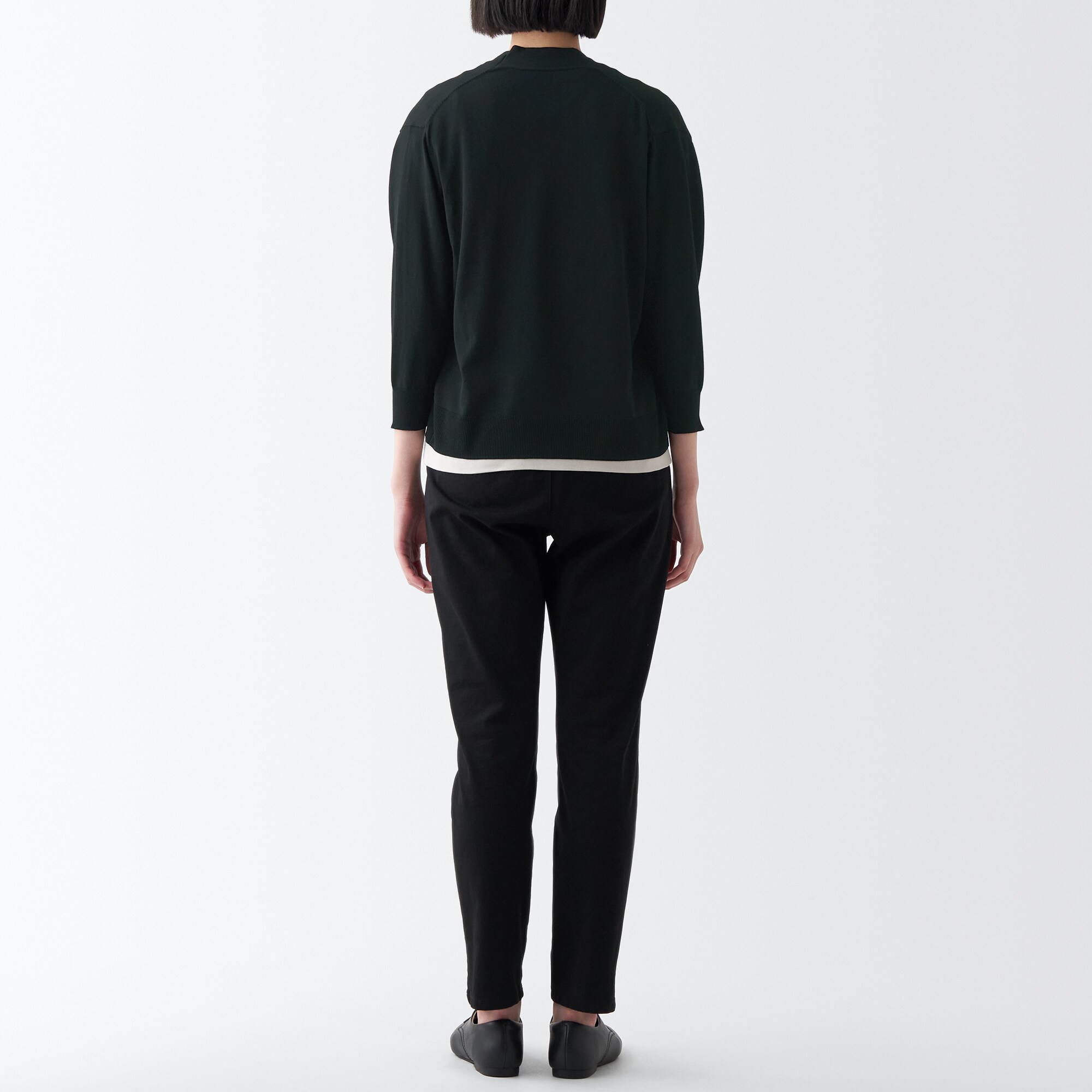 ＵＶカット強撚ショートカーディガン（七分袖）