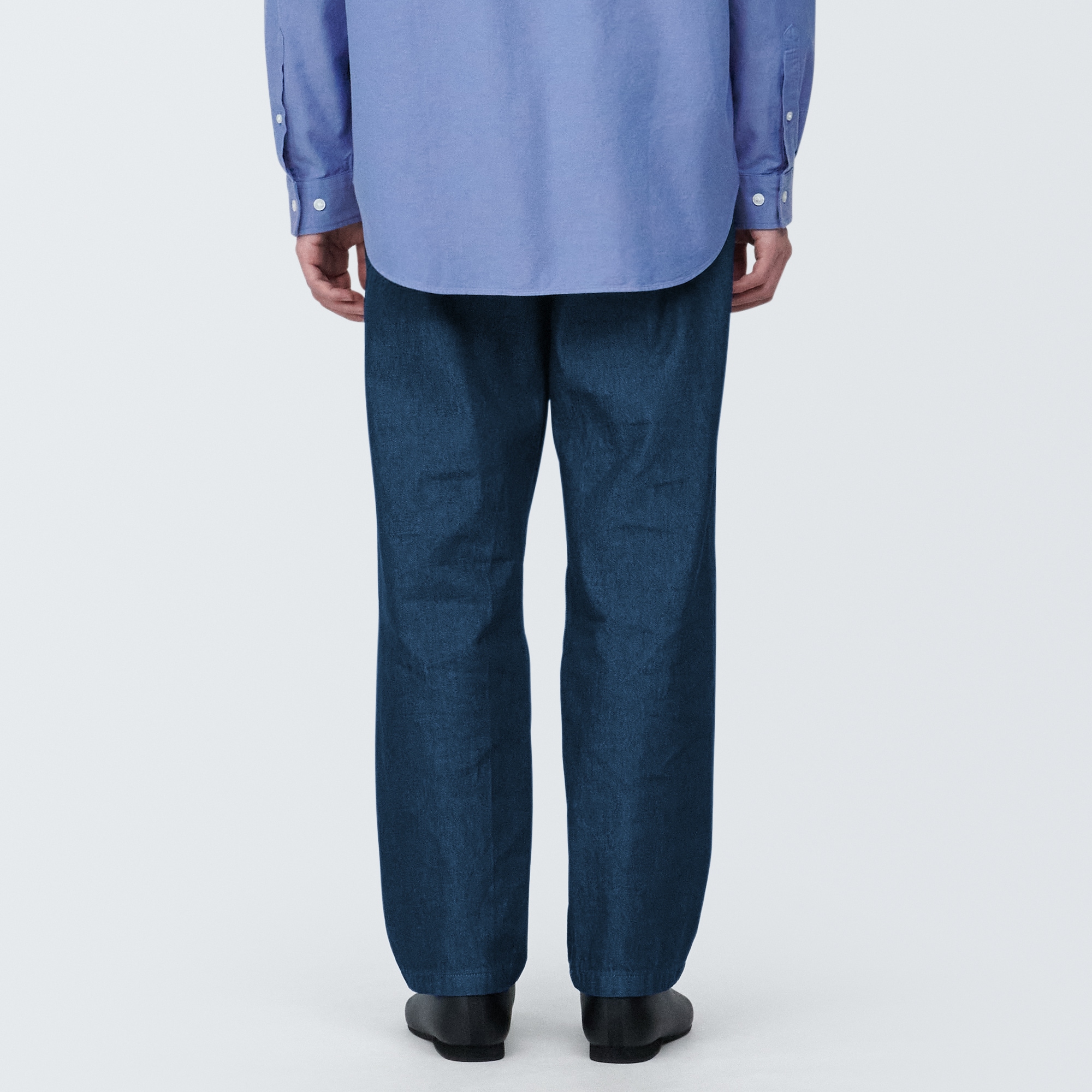 紳士　デニムイージーパンツ　生成