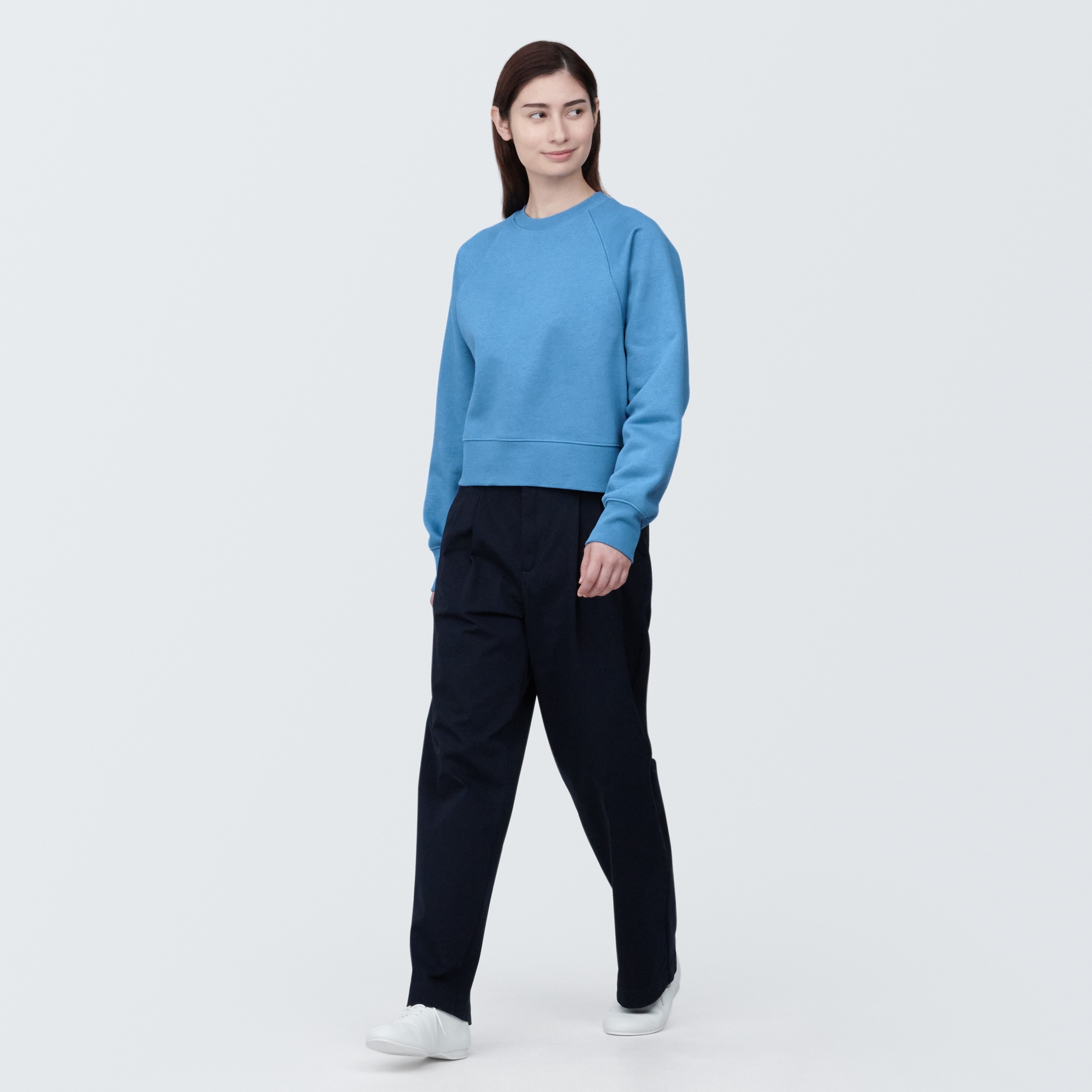 婦人　スウェットシャツ（クルーネック長袖）