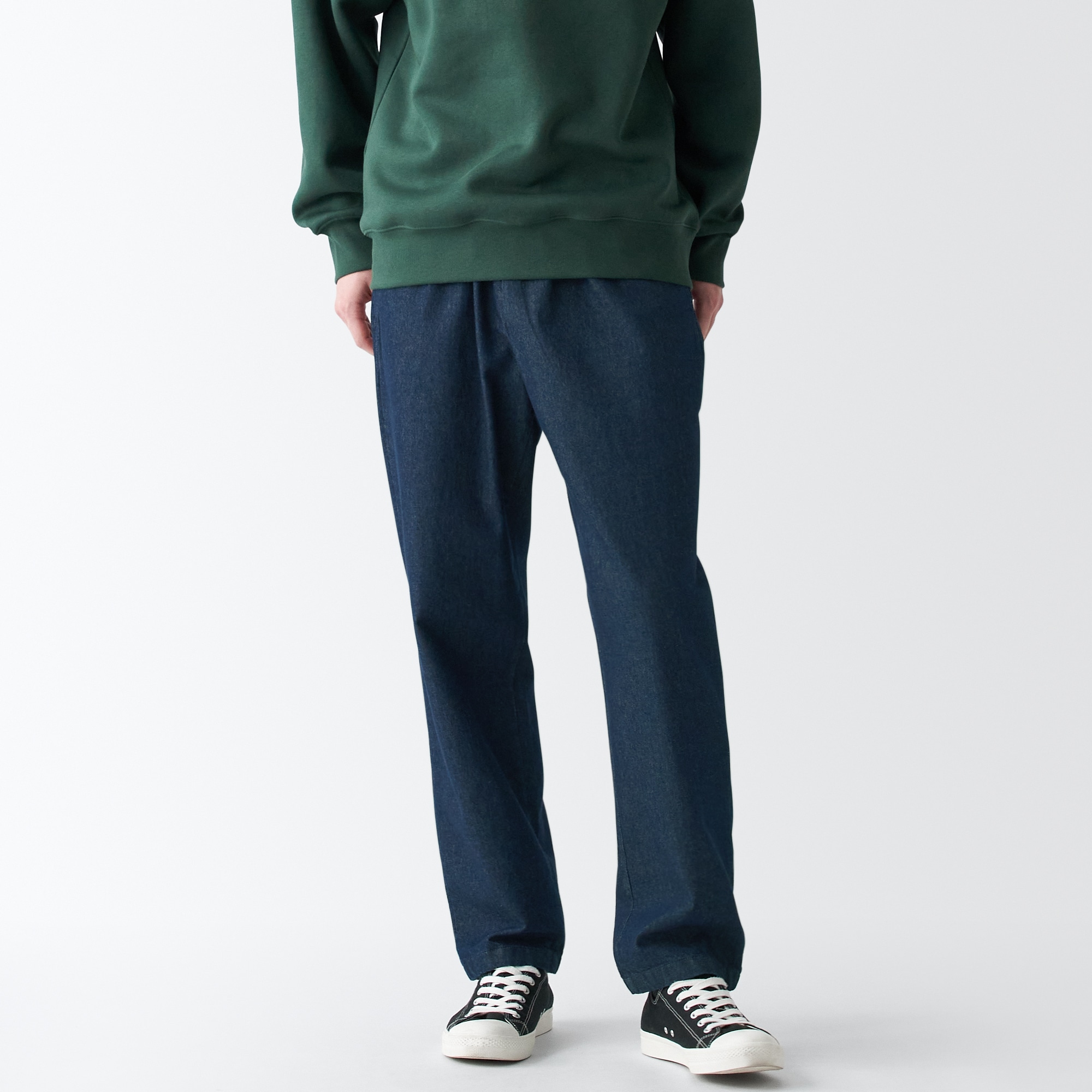 デニムイージーパンツ