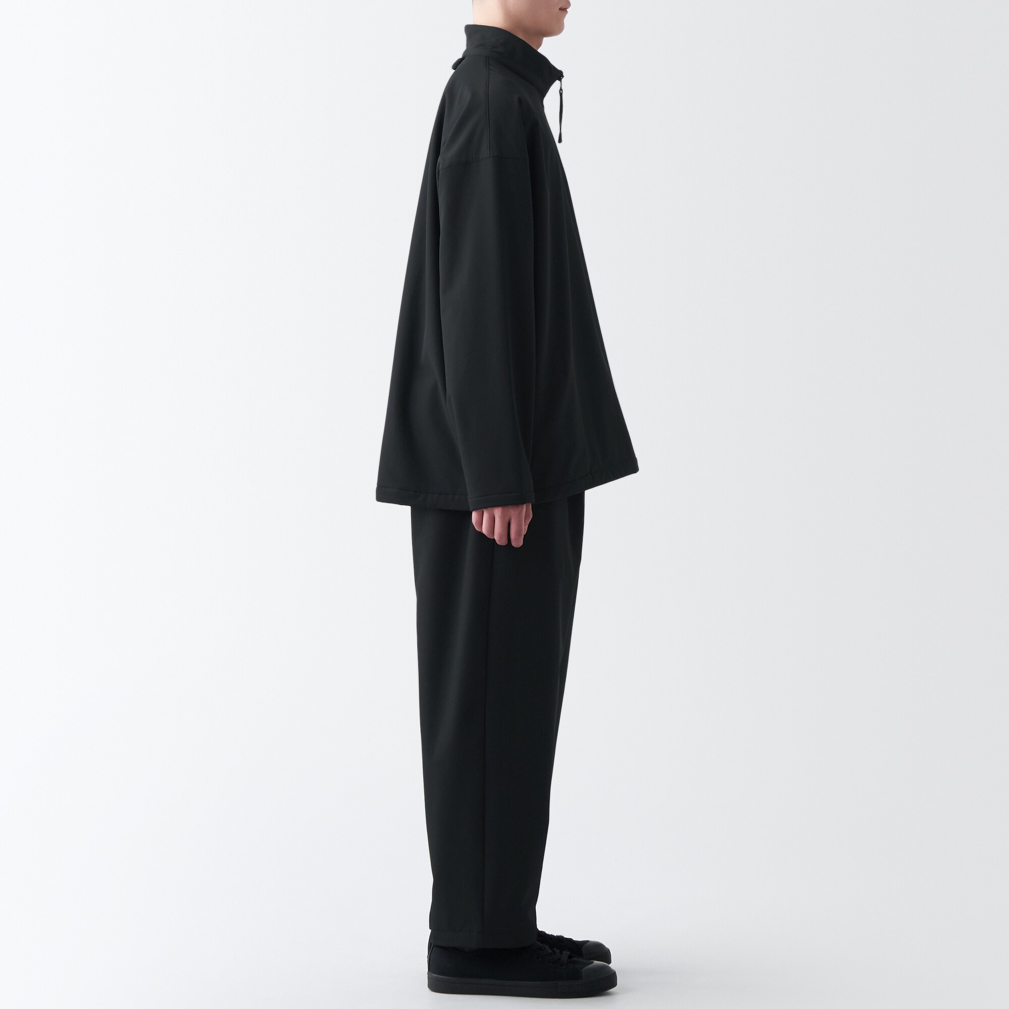 裏起毛ワイドパンツ