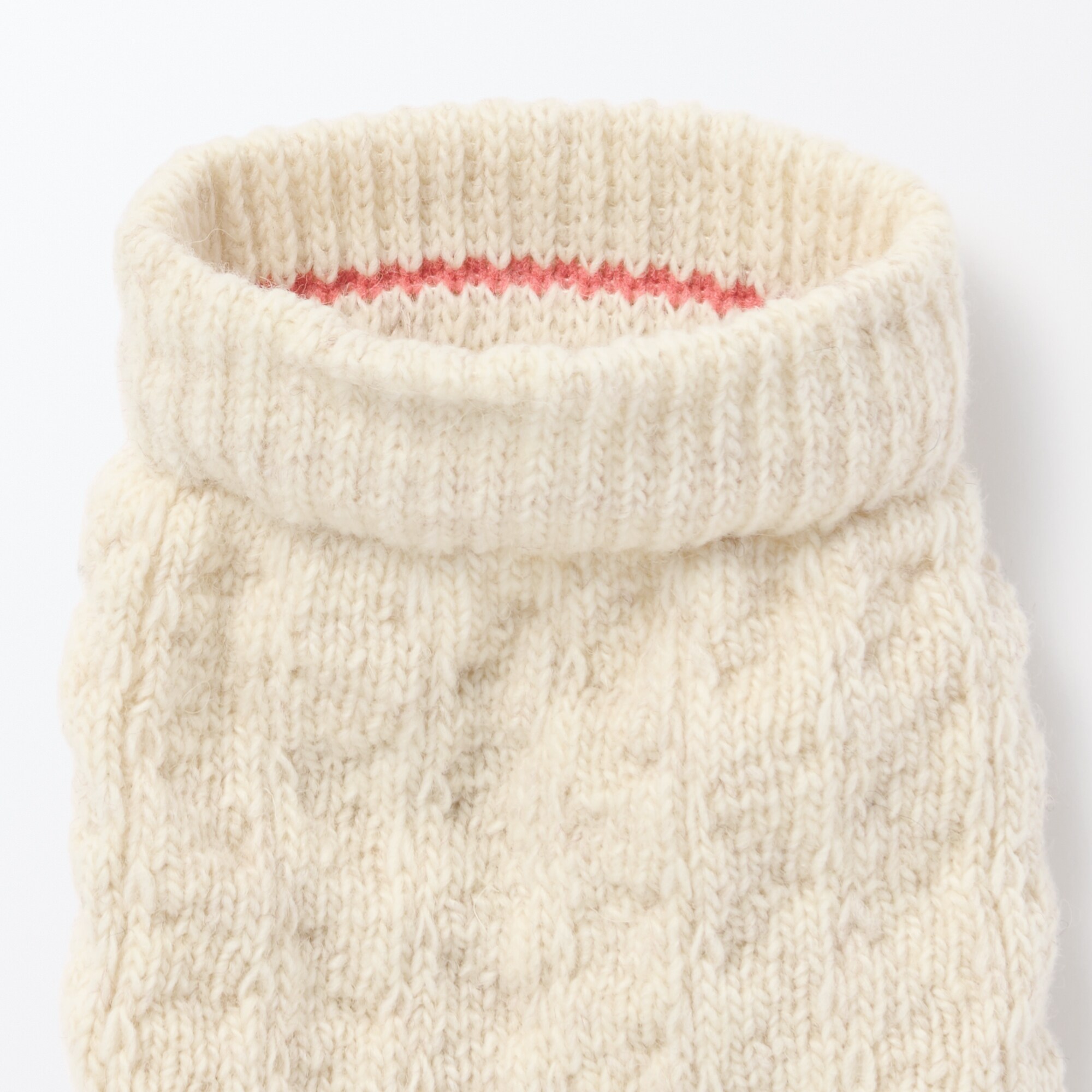 ヤク混　手にも使える　レッグウォーマー