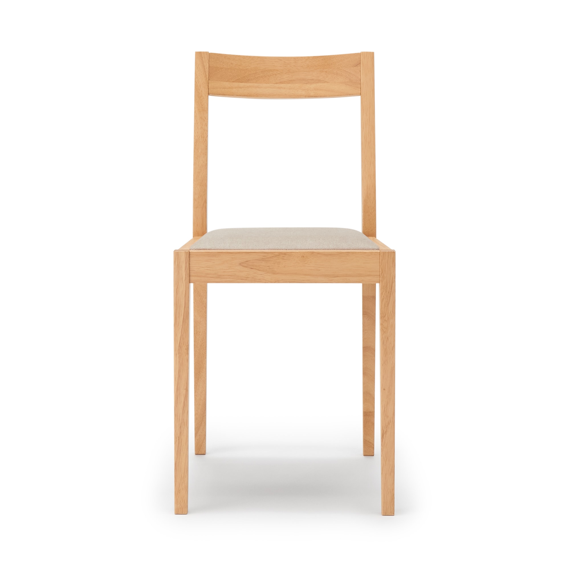 木製チェア　ラバーウッド材　ナチュラル