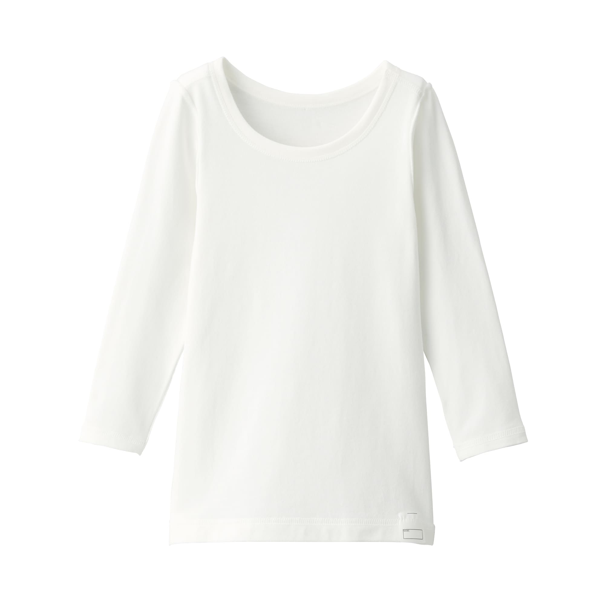 あったか綿　クルーネック長袖Ｔシャツ（ベビー）