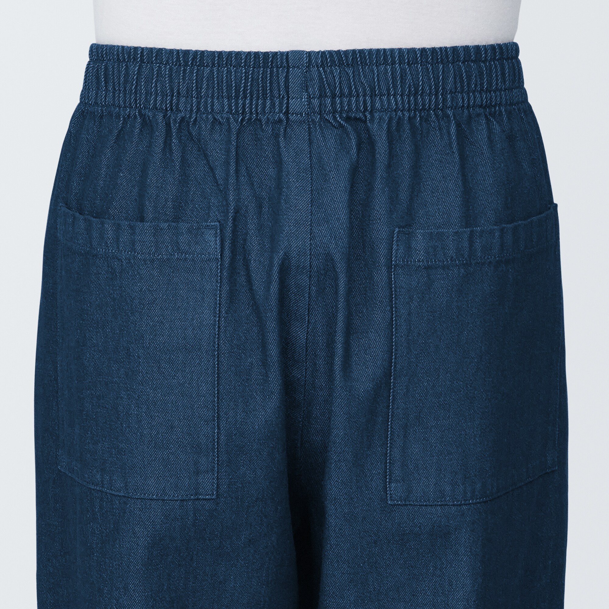 紳士　デニムイージーパンツ　生成