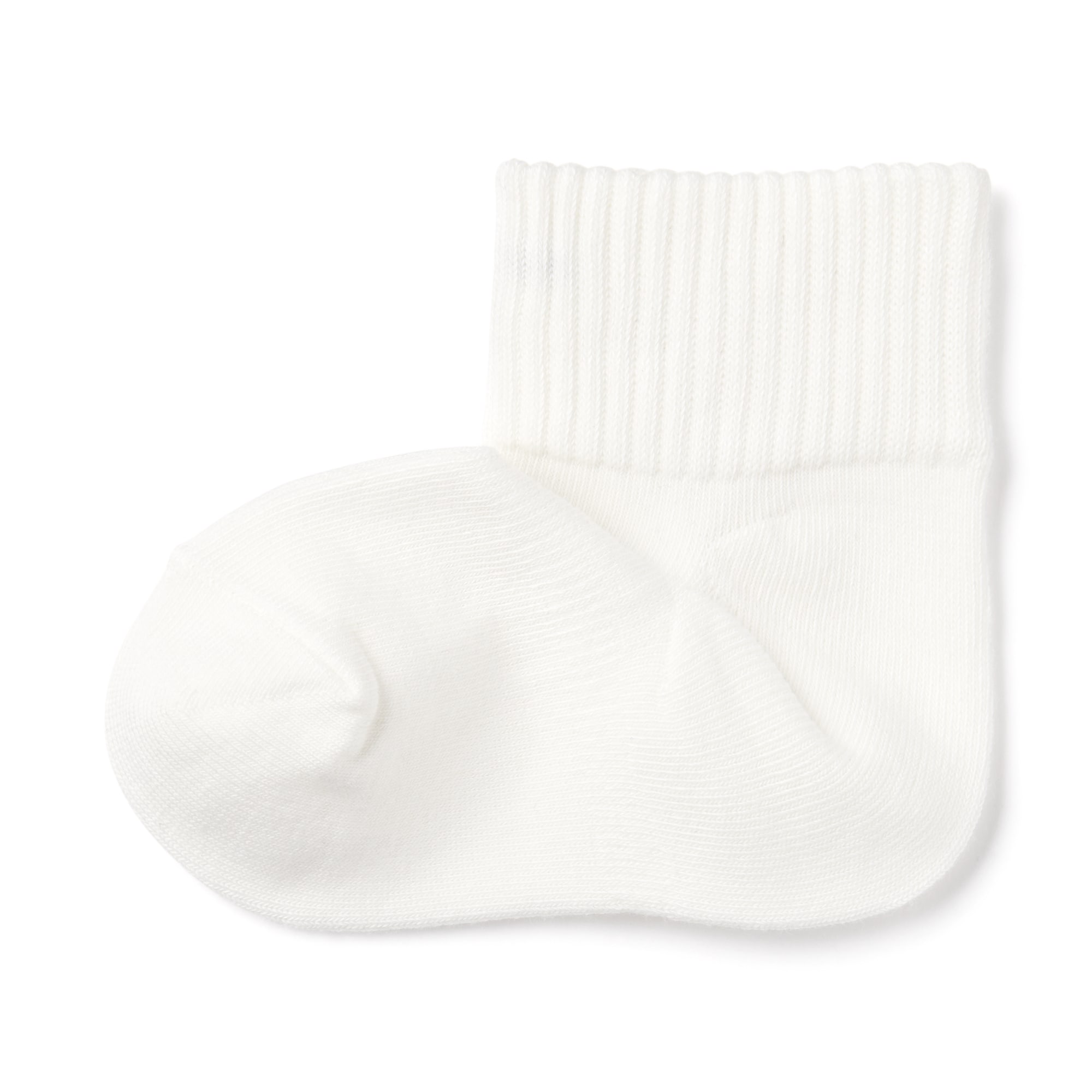 キッズ　足なり直角　ショート丈靴下