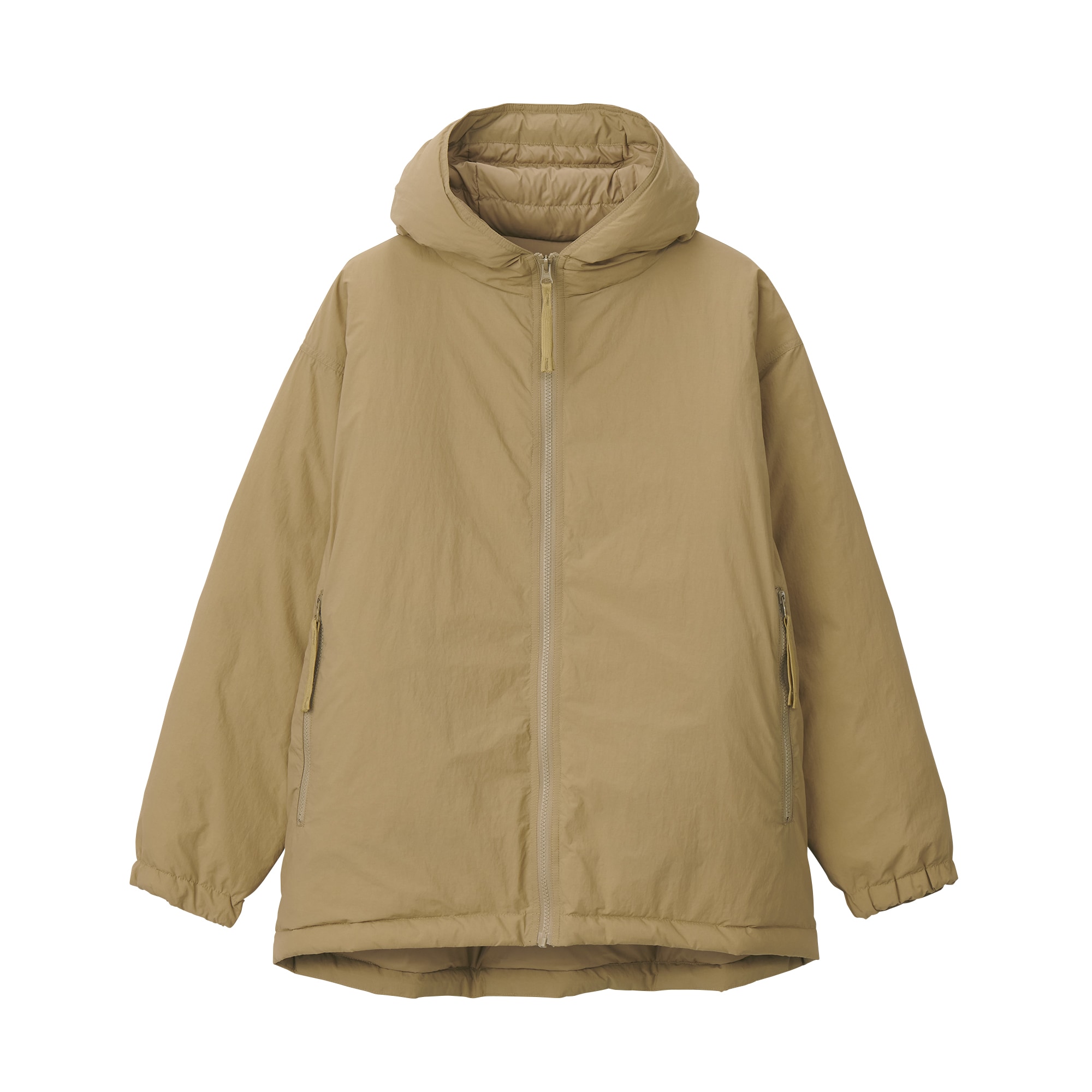 撥水フード付きダウンジャケット