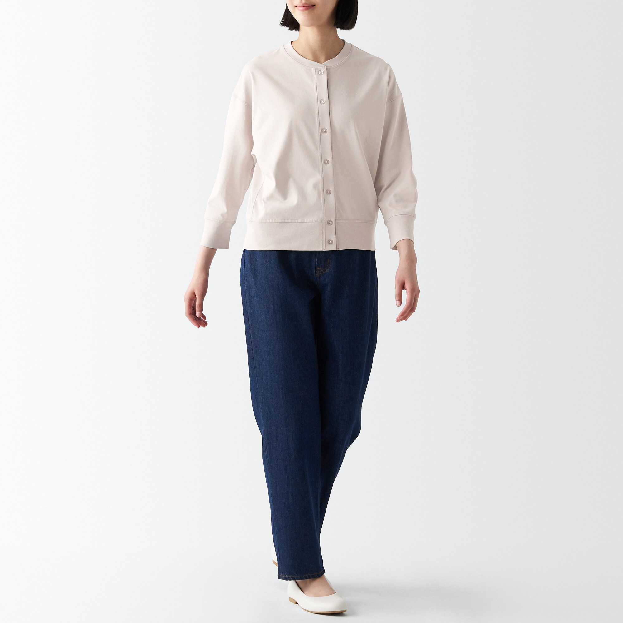 ＵＶカット天竺編みカーディガン