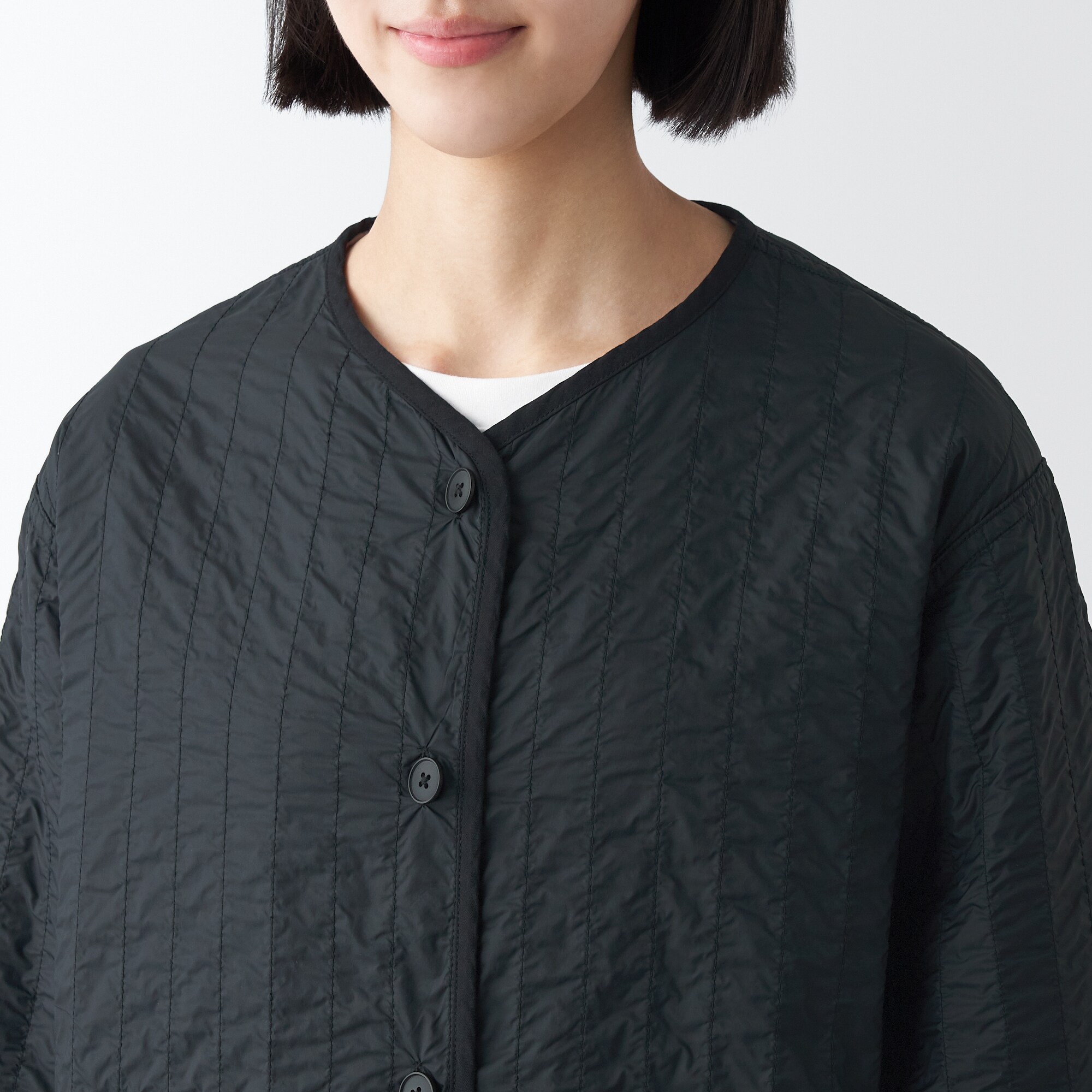 リバーシブルキルトコート