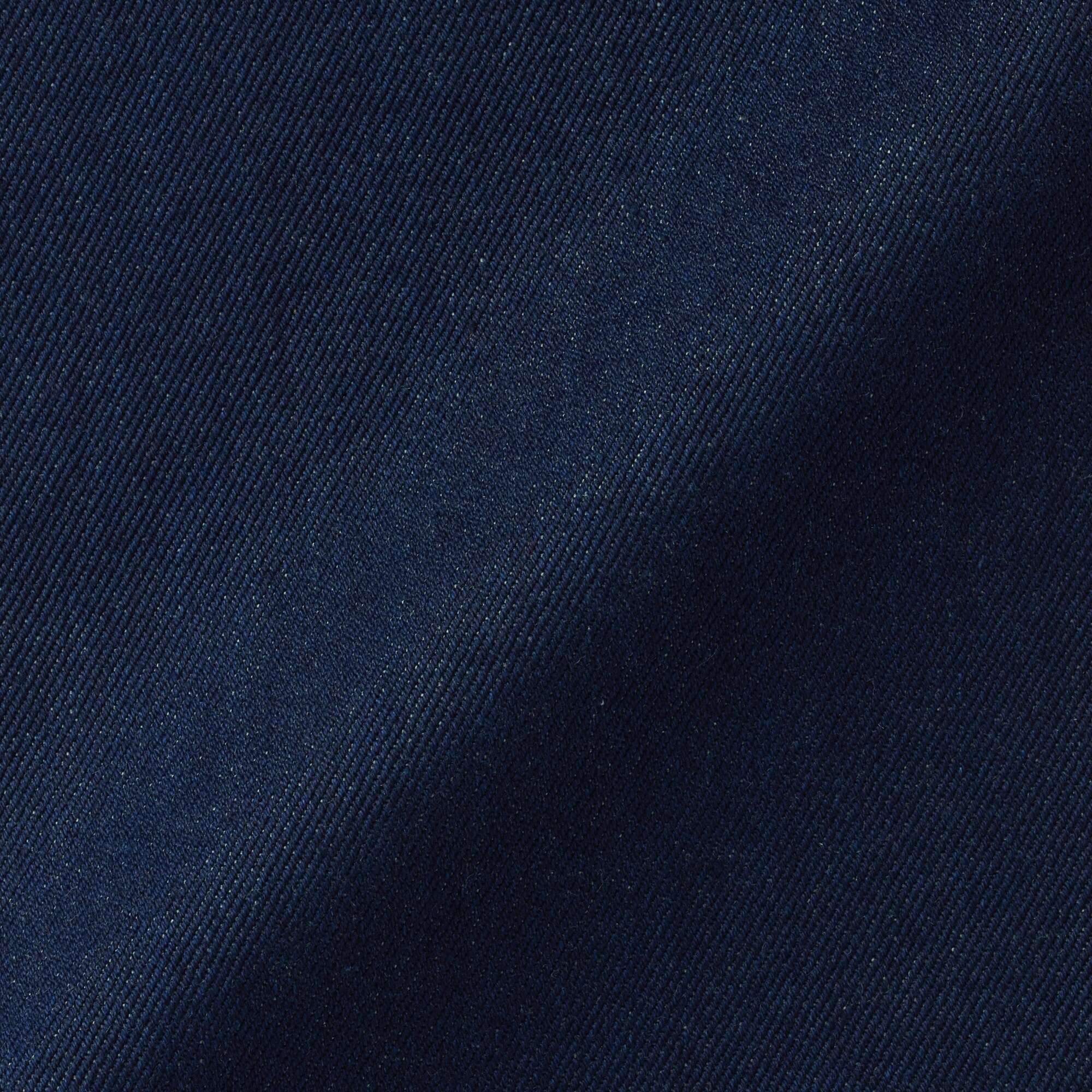 婦人　木の実から作ったカポック混デニムタックワイドパンツ