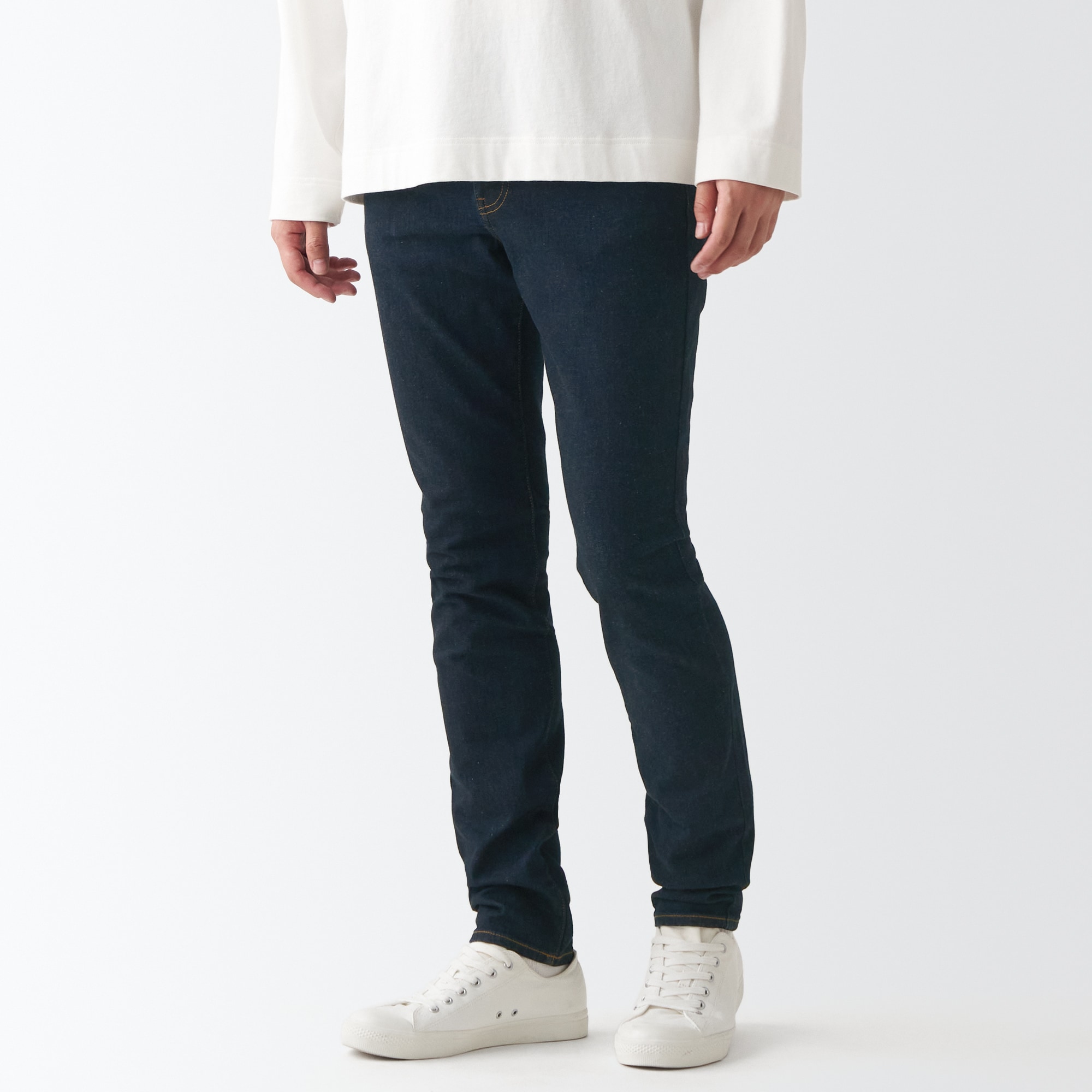 【スキニー】スーパーストレッチデニムスキニーパンツ（股下８２ｃｍ）