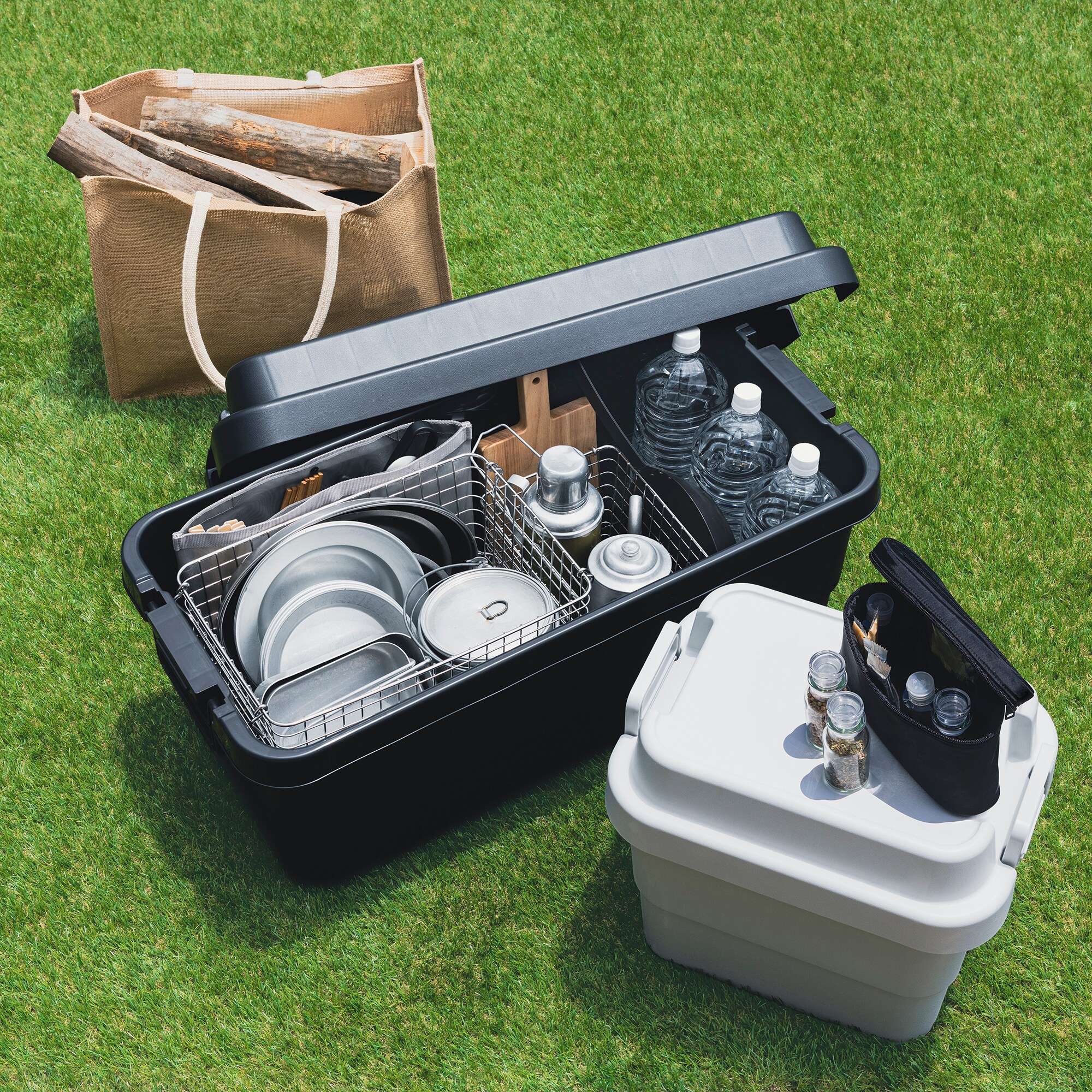 ナイロン手付ポーチ・薄型　約１２．５×２０．５×６ｃｍ