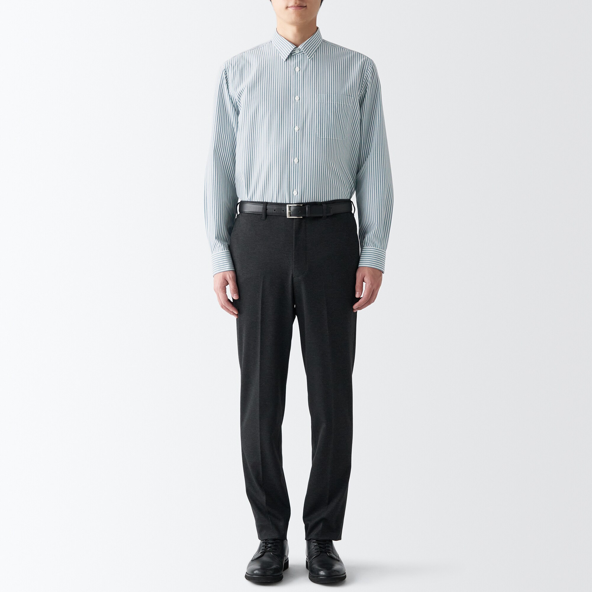 シワになりにくい長袖シャツ