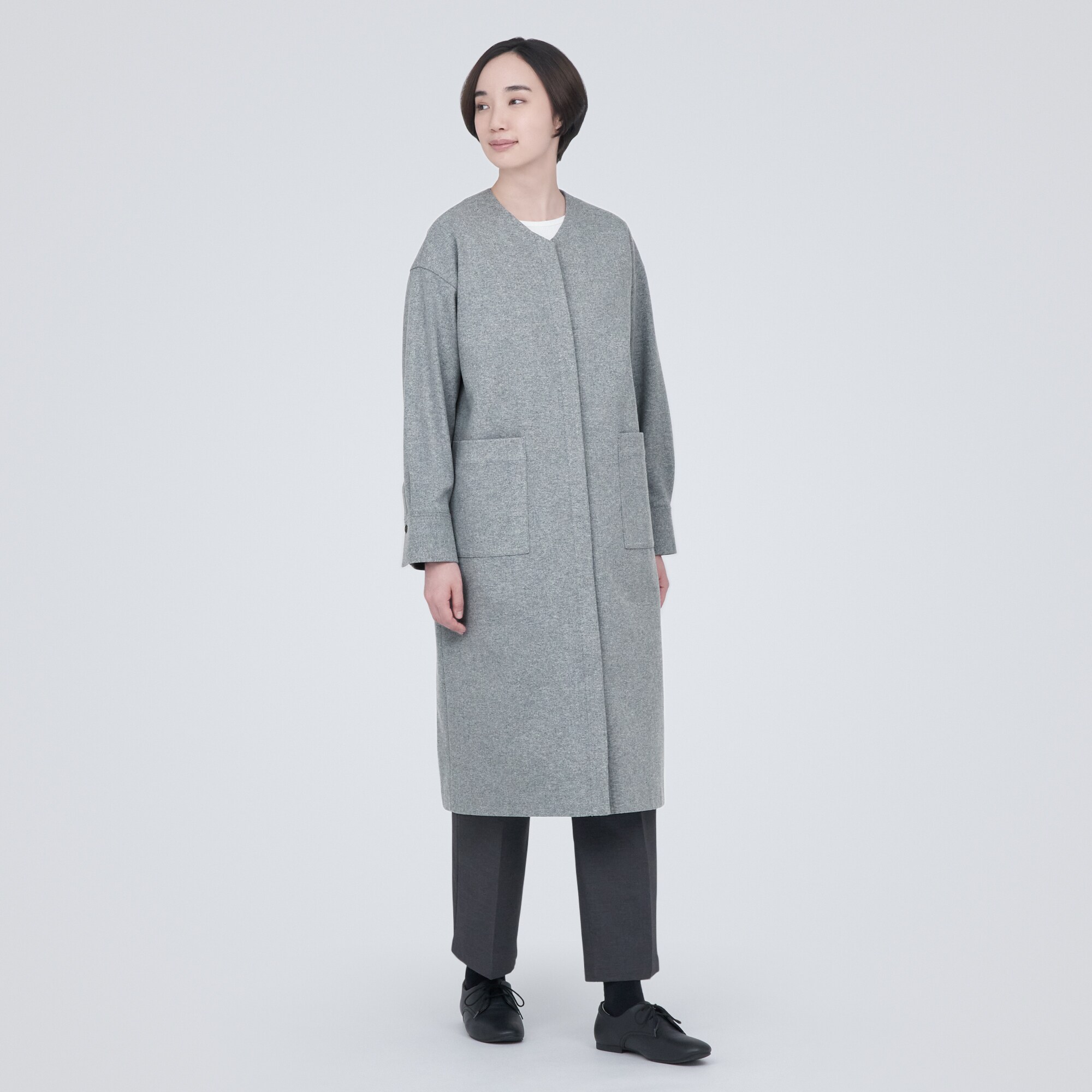 ストレッチ起毛ワンピース