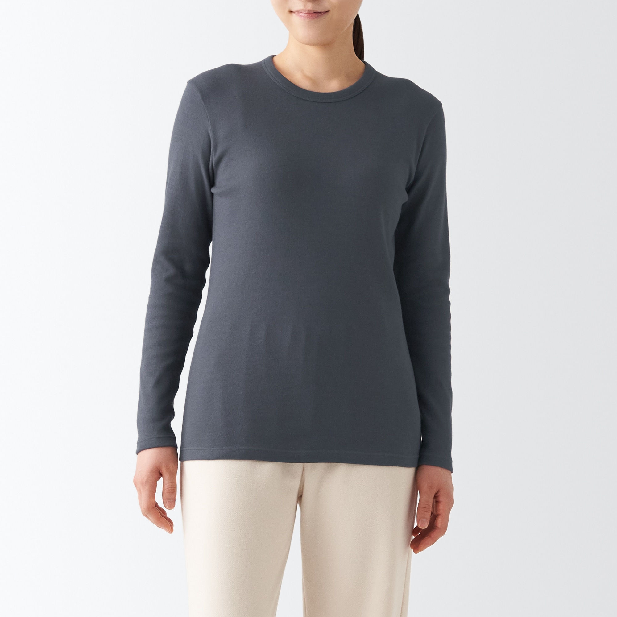 あったか綿　厚手　長袖Ｔシャツ（数量限定・２０２２年仕様）