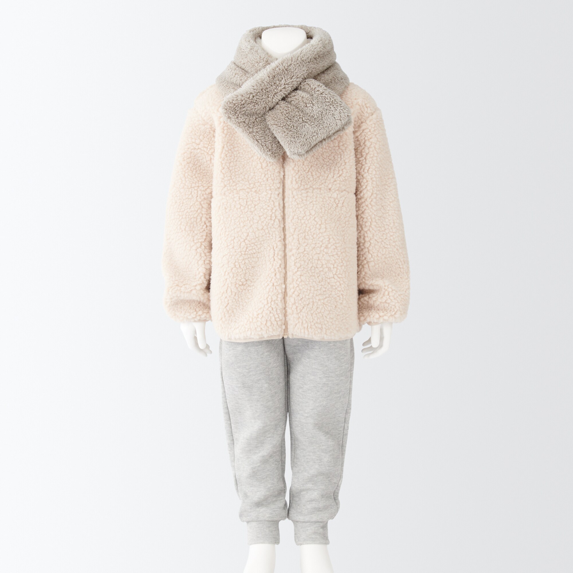 再生ポリエステル　ボア　マフラー（キッズ）