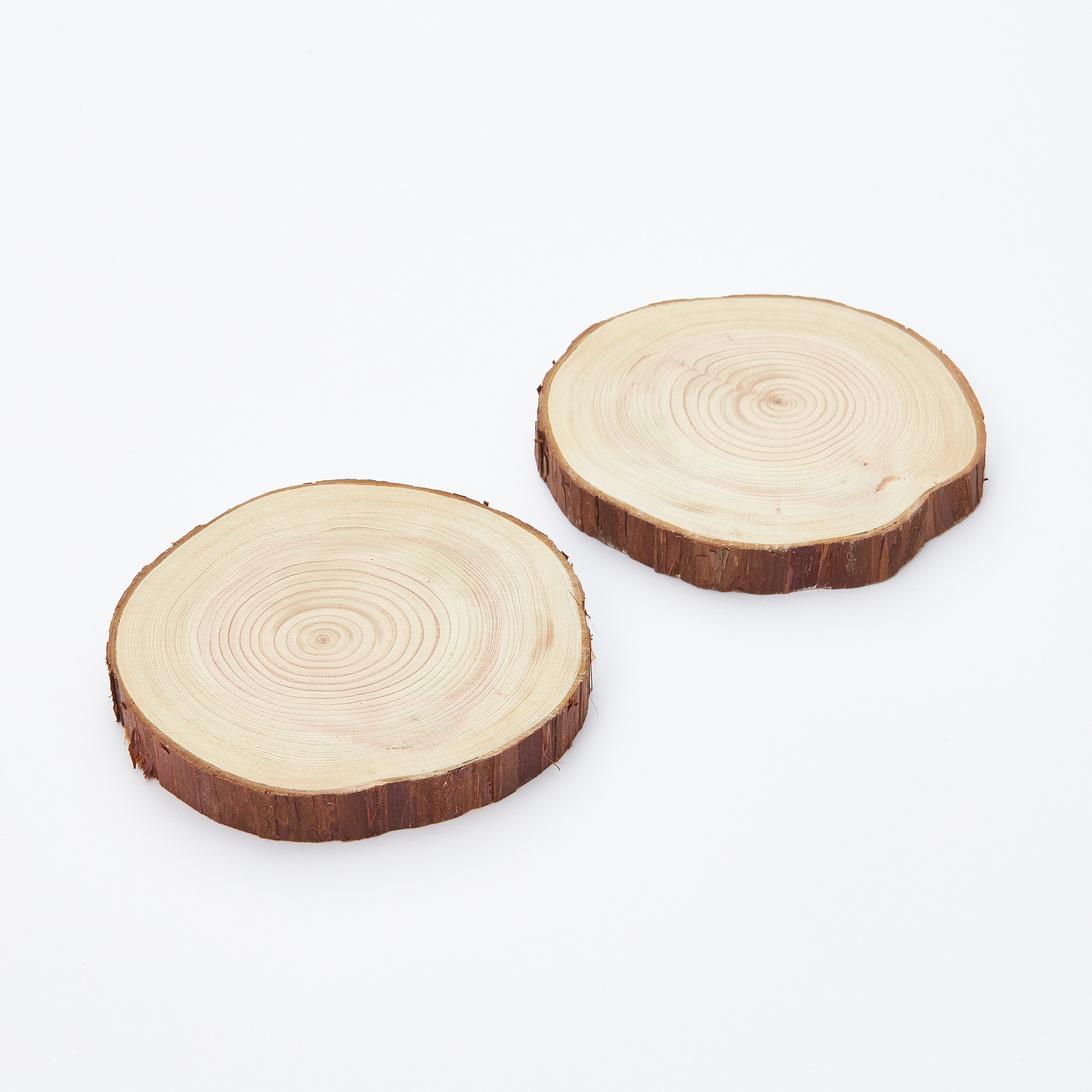 東京の木の「コースター」約直径7～８ｃｍ　2枚セット