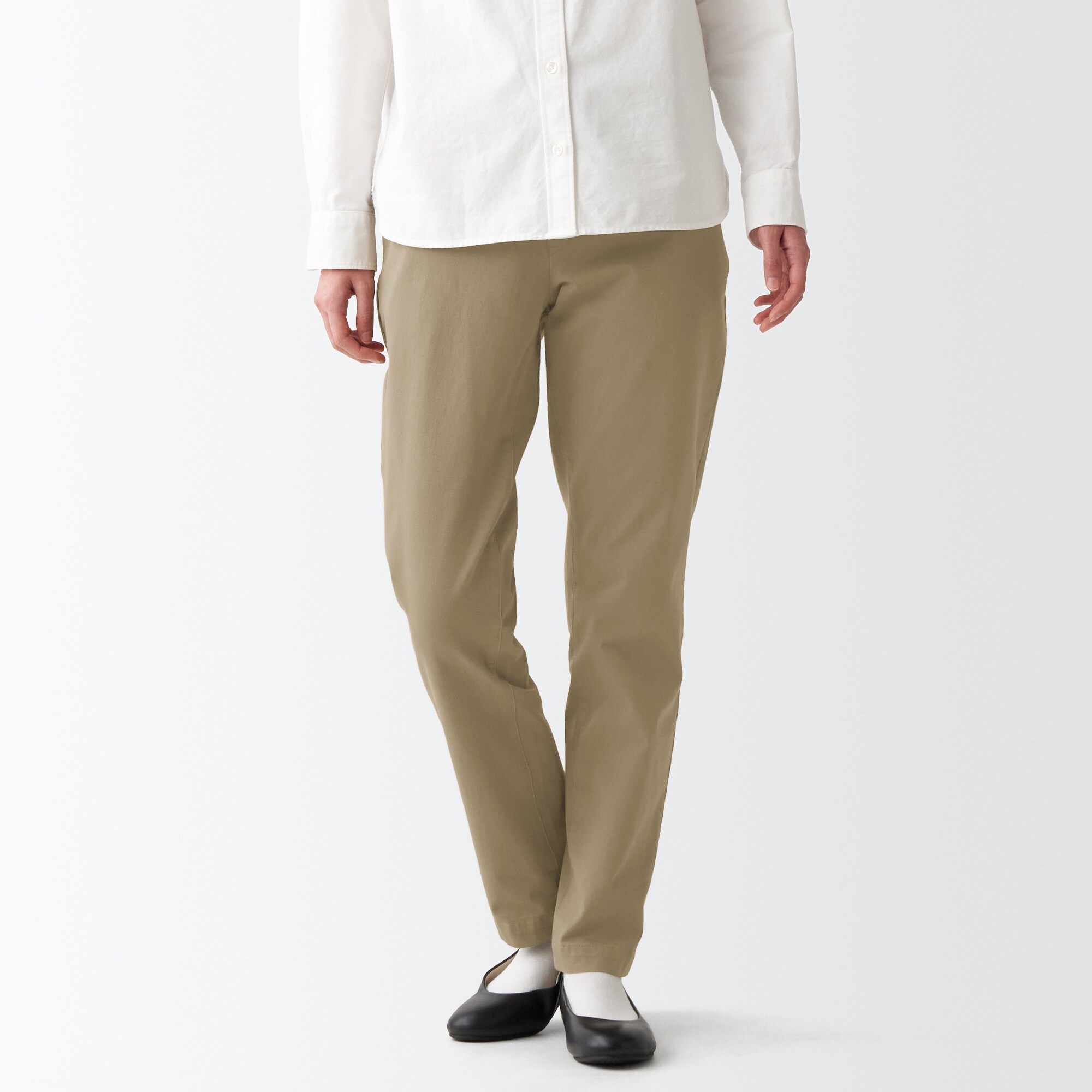 縦横ストレッチチノボーイフィットパンツ（股下７５ｃｍ）