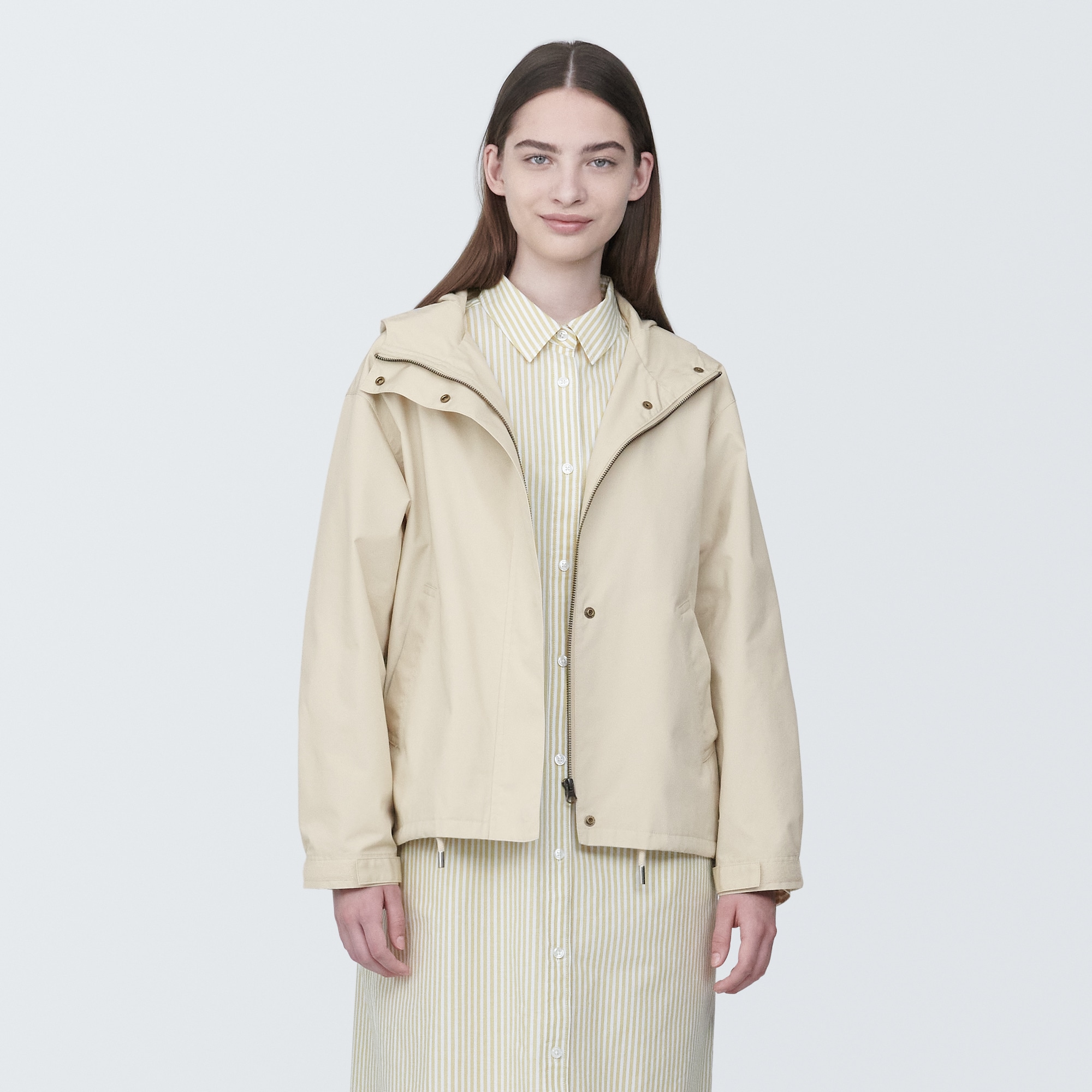 婦人　撥水フードジャケット