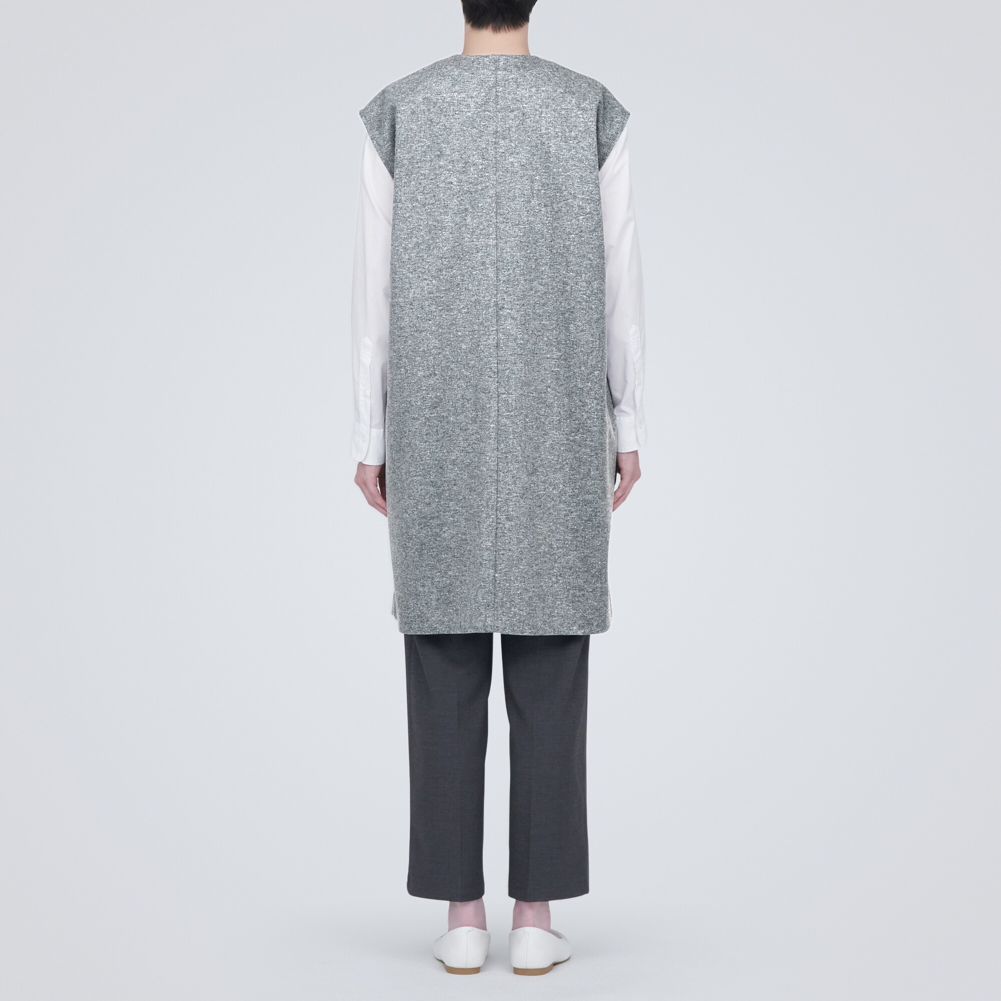 ストレッチ起毛ジレ