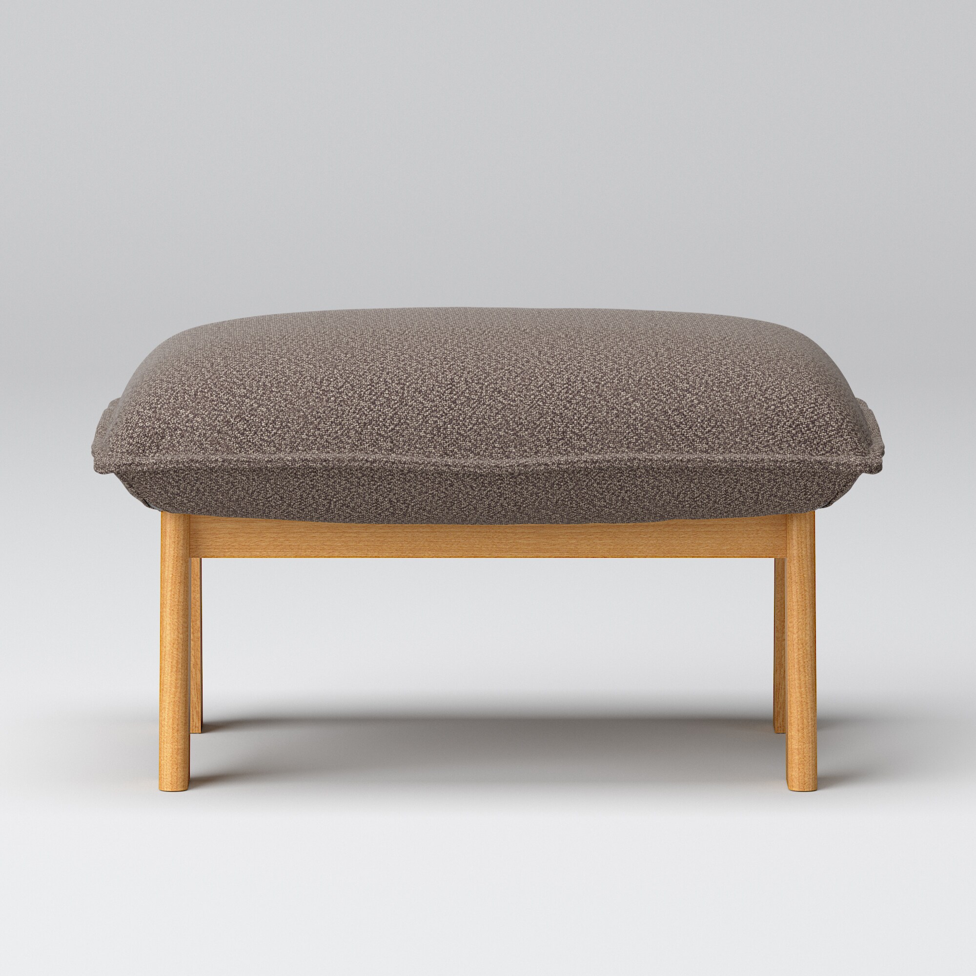 【カバー】綿太番手ハイバックリクライニングソファ・オットマン用カバー／ブラウン