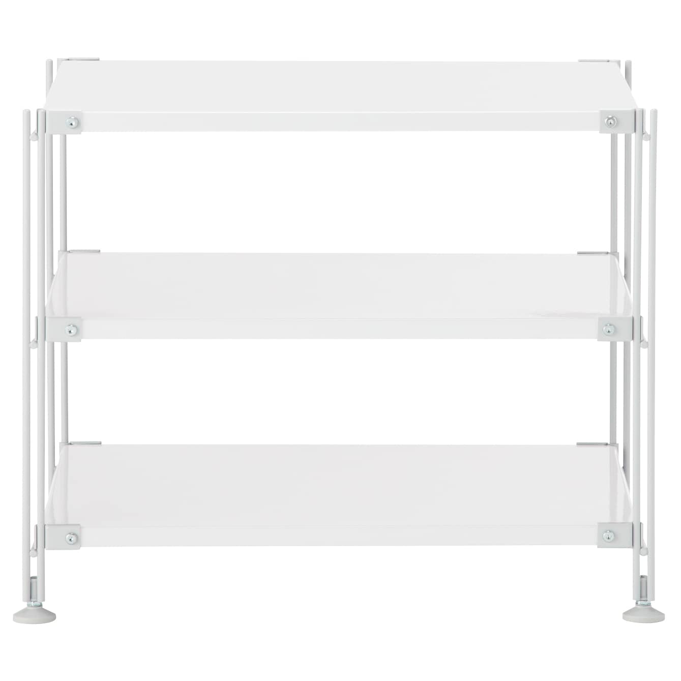 スチールユニットシェルフ・スチール棚セット・ミニ・ライトグレー