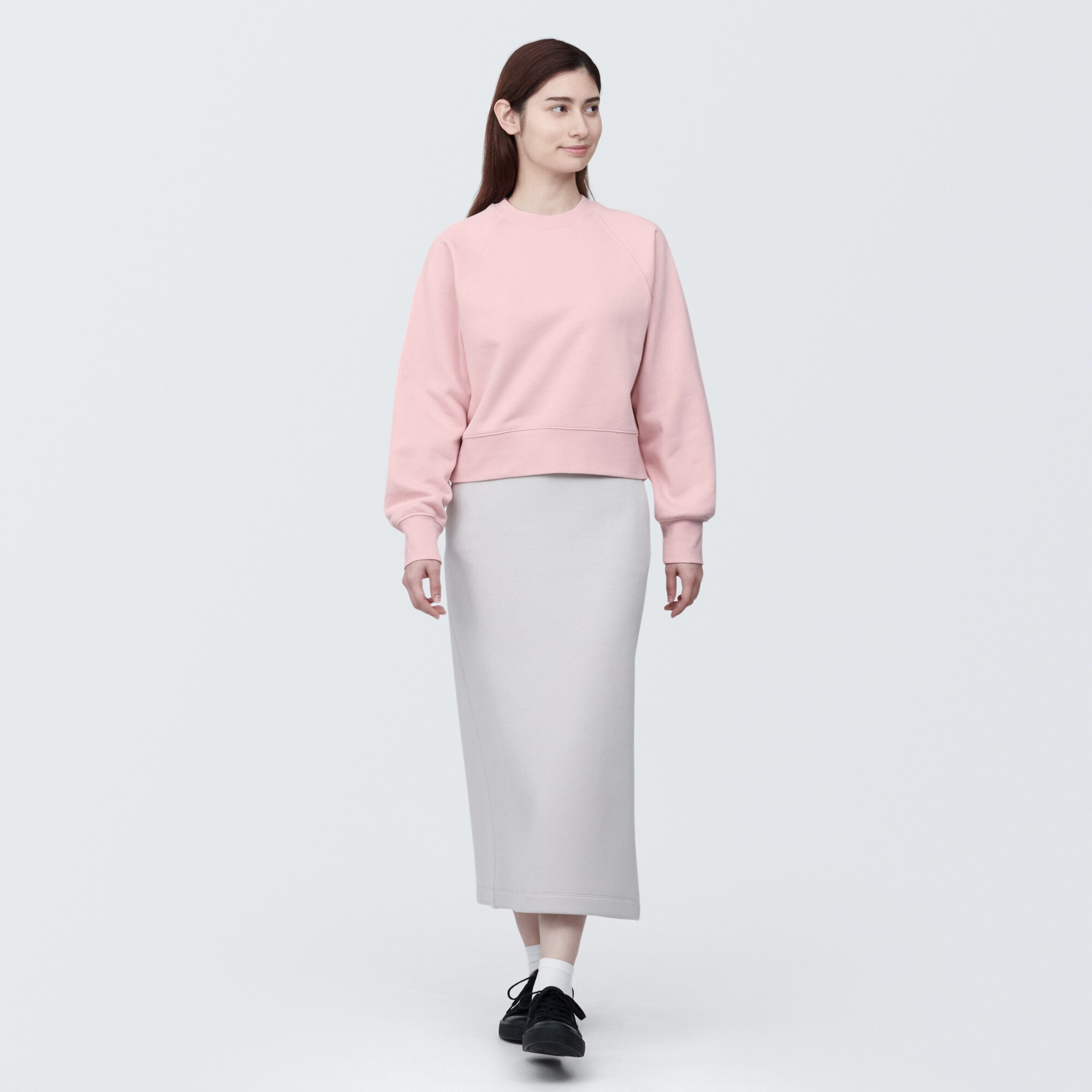 婦人　スウェットシャツ（クルーネック長袖）