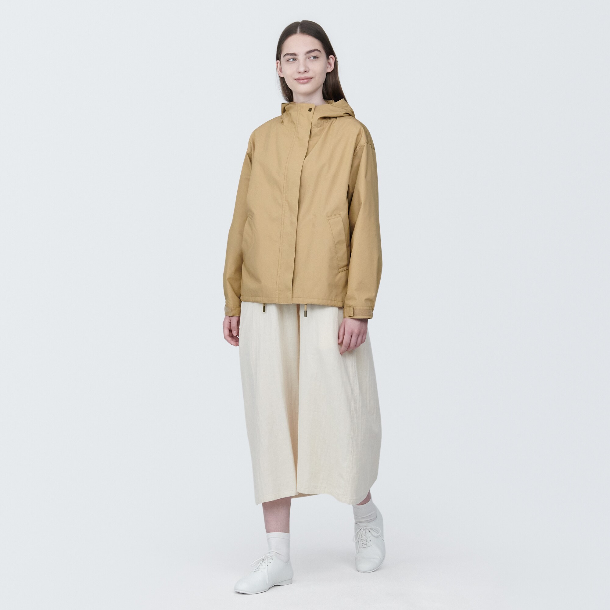 婦人　撥水フードジャケット