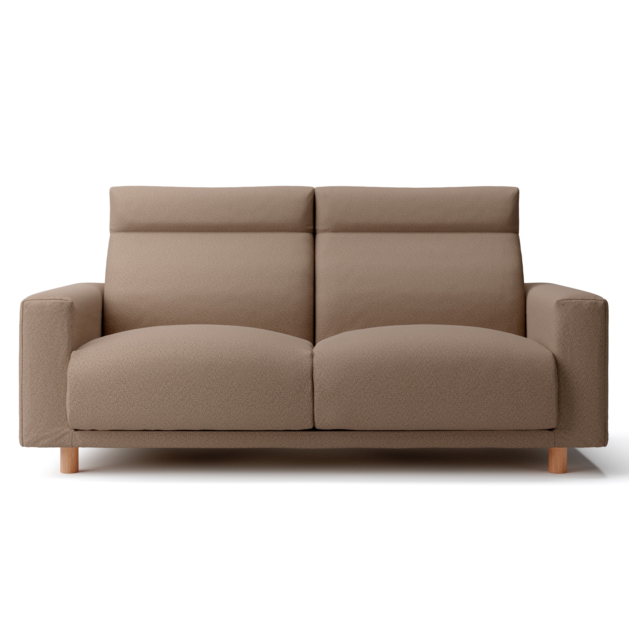 【カバー】綿太番手ソファ本体２．５シーターフェザーポケットコイルハイバックカバー